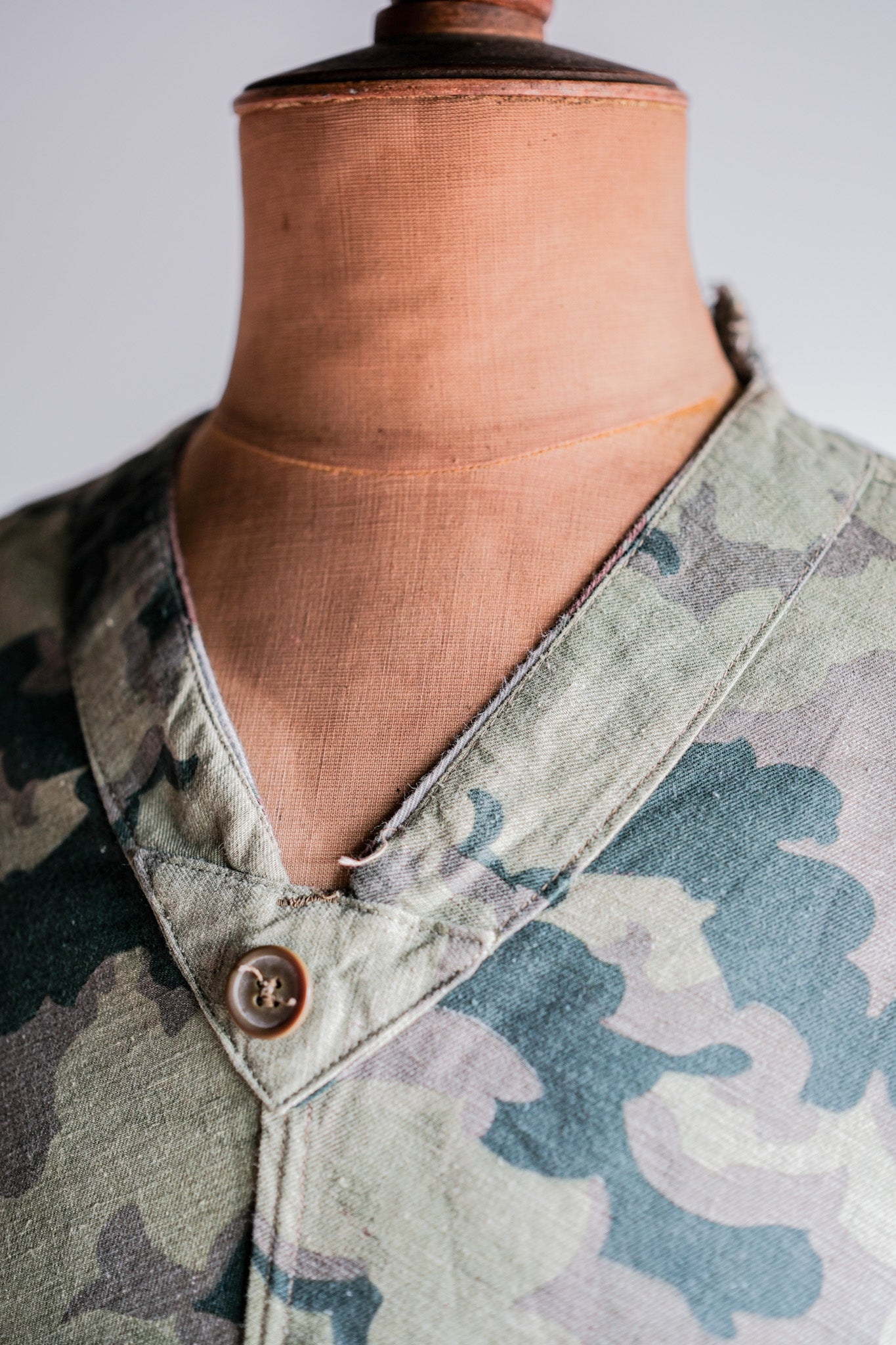 【~50's】Czechoslovakian Army Clouds Camouflage Reversible Smock