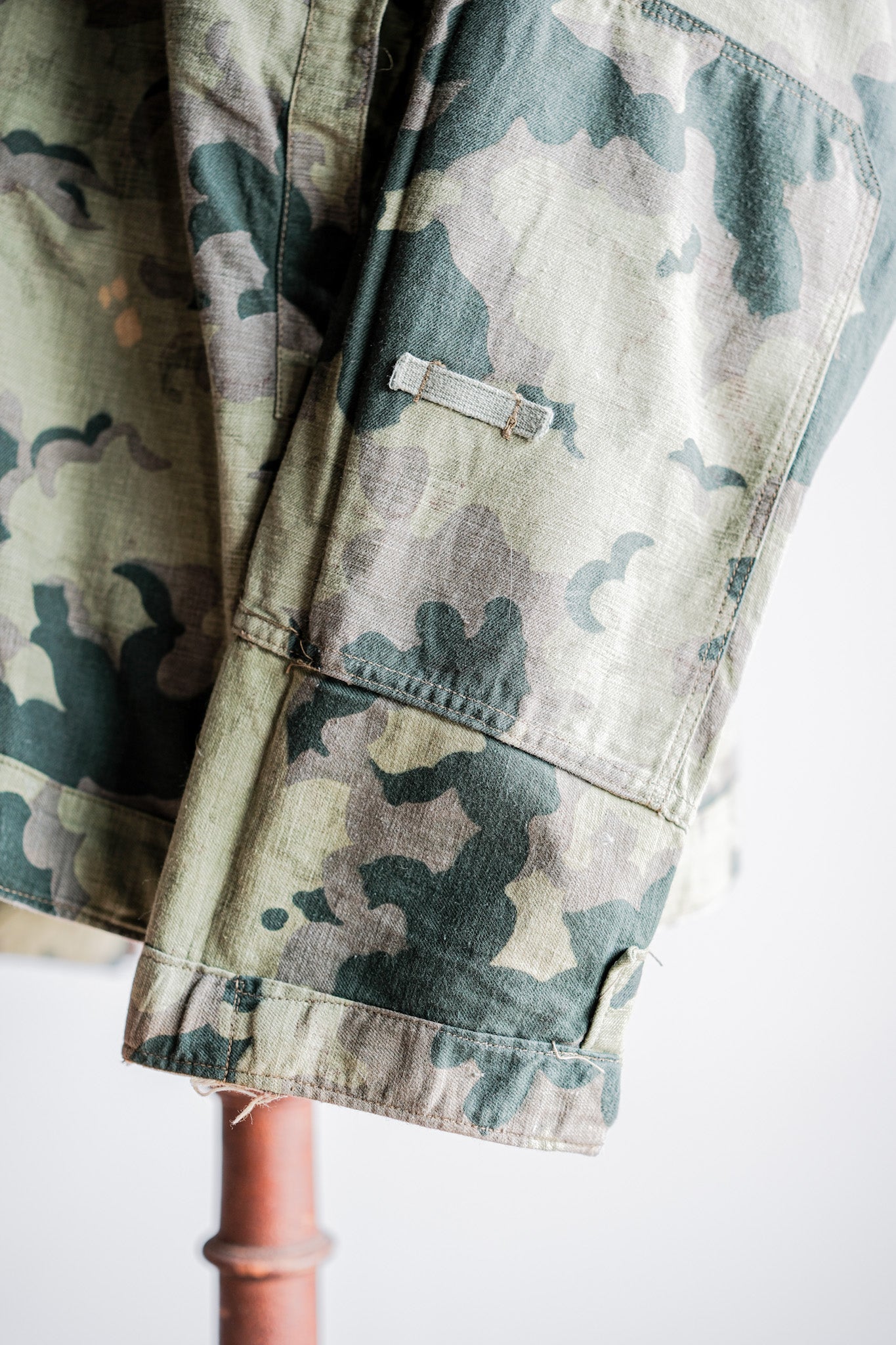 [~ 50's] Czechoslovakian Army Clouds Camouflage Reversible Smock