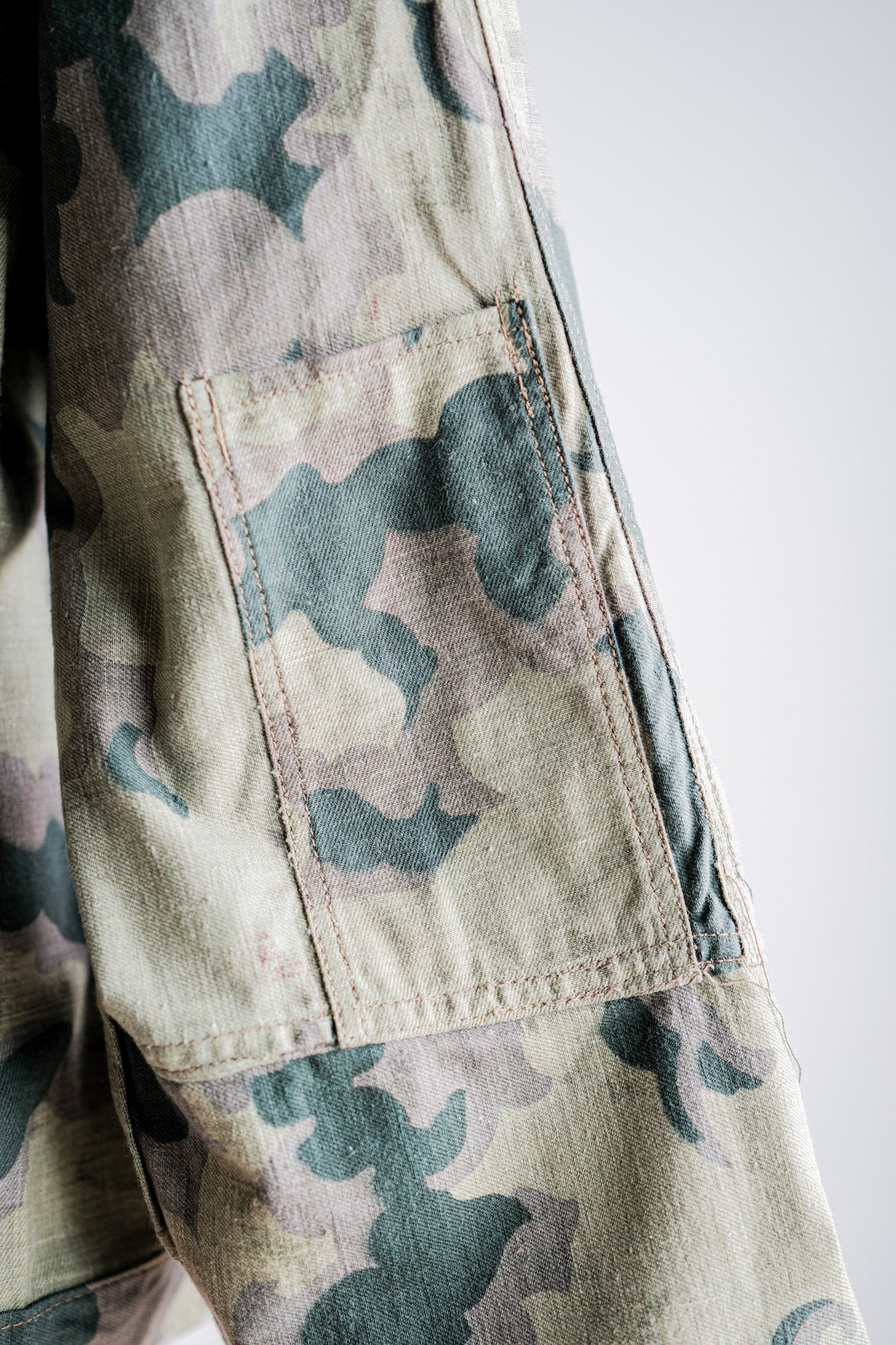 【~50's】Czechoslovakian Army Clouds Camouflage Reversible Smock