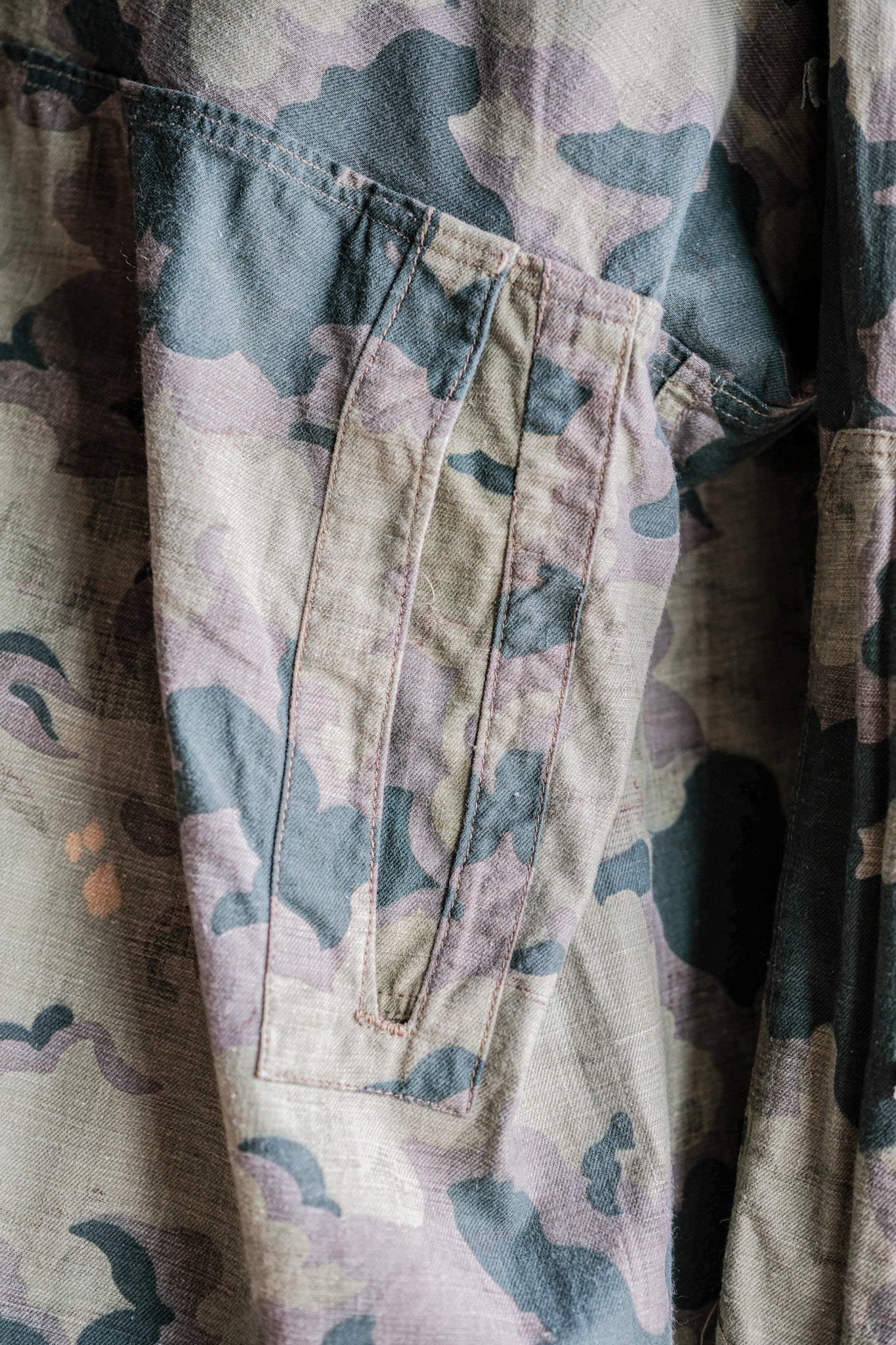 [~ 50's] Czechoslovakian Army Clouds Camouflage Reversible Smock