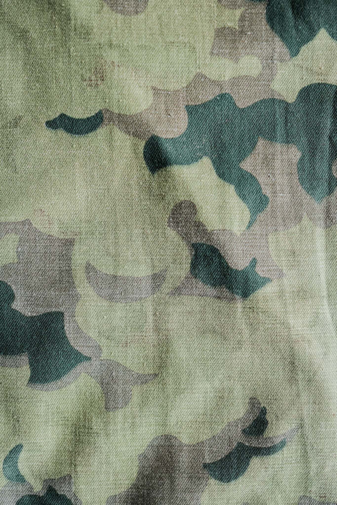 【~50's】Czechoslovakian Army Clouds Camouflage Reversible Smock