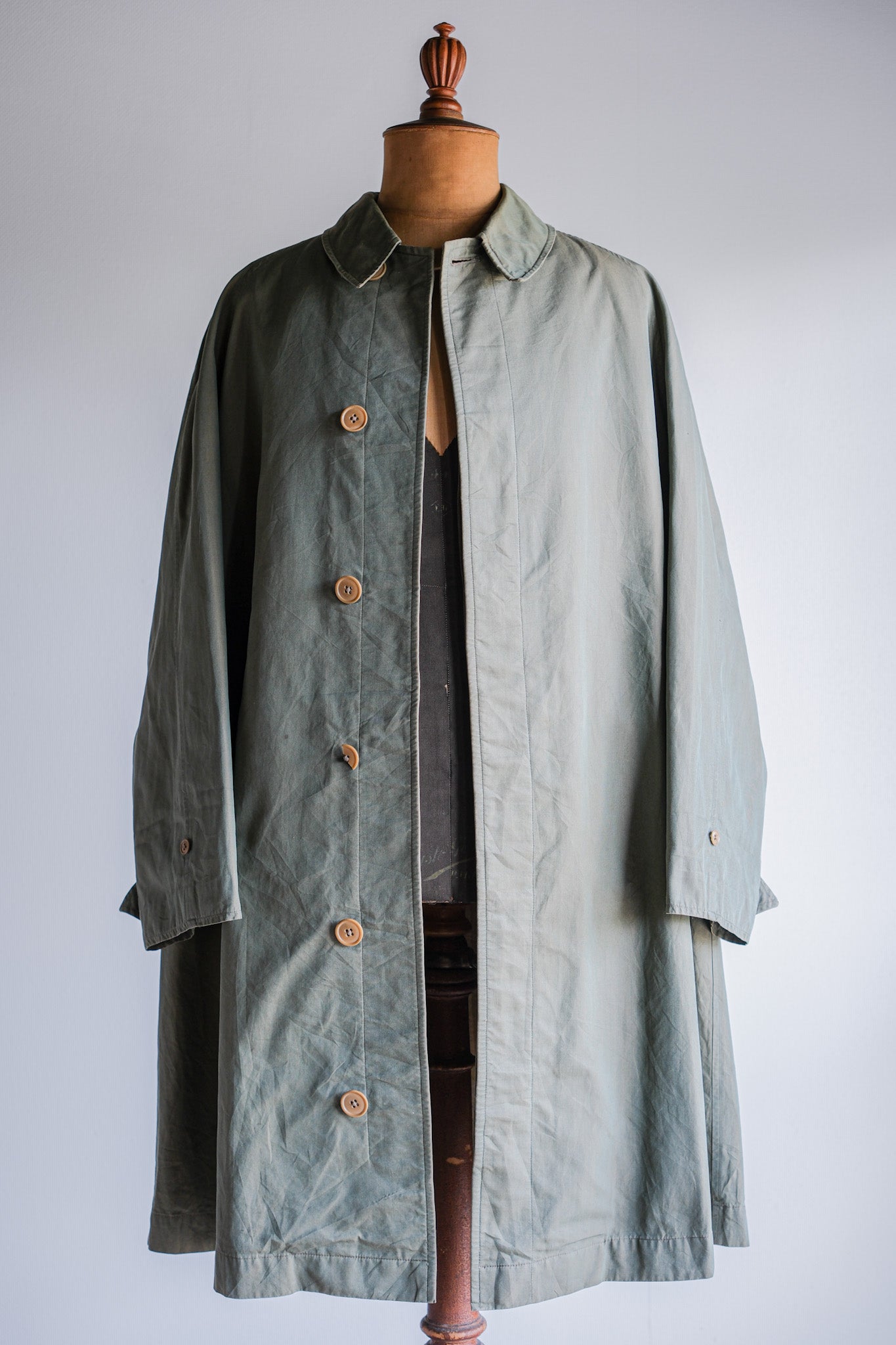 ［~50's］Vintage Burberrys Raglan Sleeve Balmacaan Coat C100 "TAMAMUSHI"