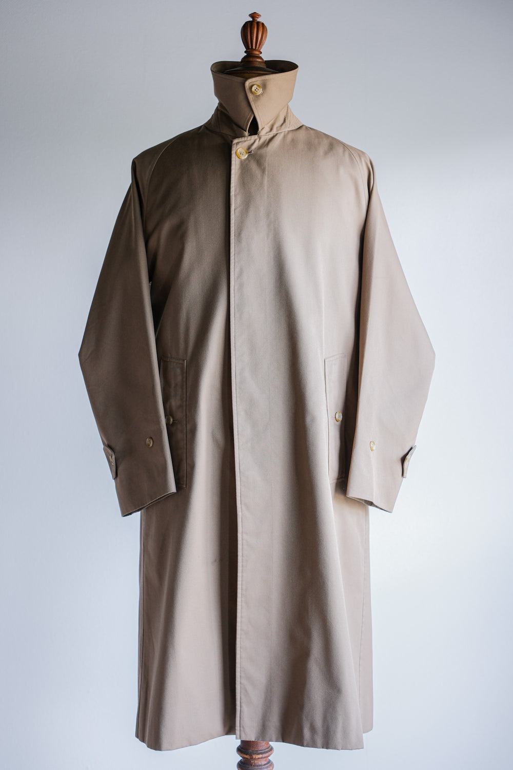 ［~70's］Vintage Burberrys Single Raglan Balmacaan Coat Size.42REG