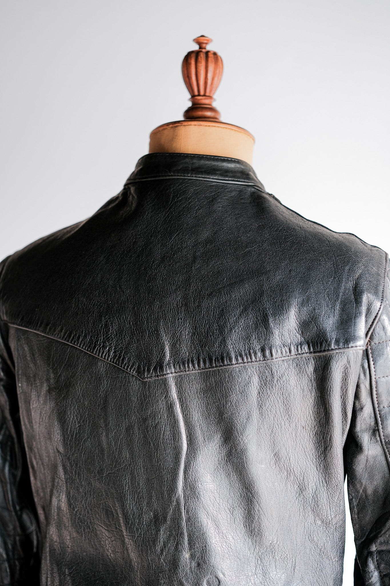 【~60's】French Vintage Leather Riders Jacket "Jacques Motard"