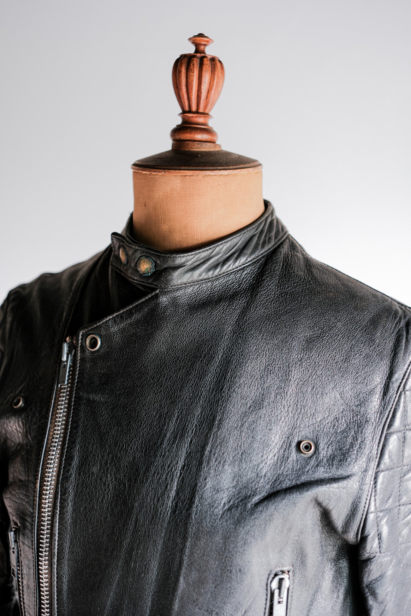 ［~60's］French Vintage Leather Riders Jacket "Jacques Motard"