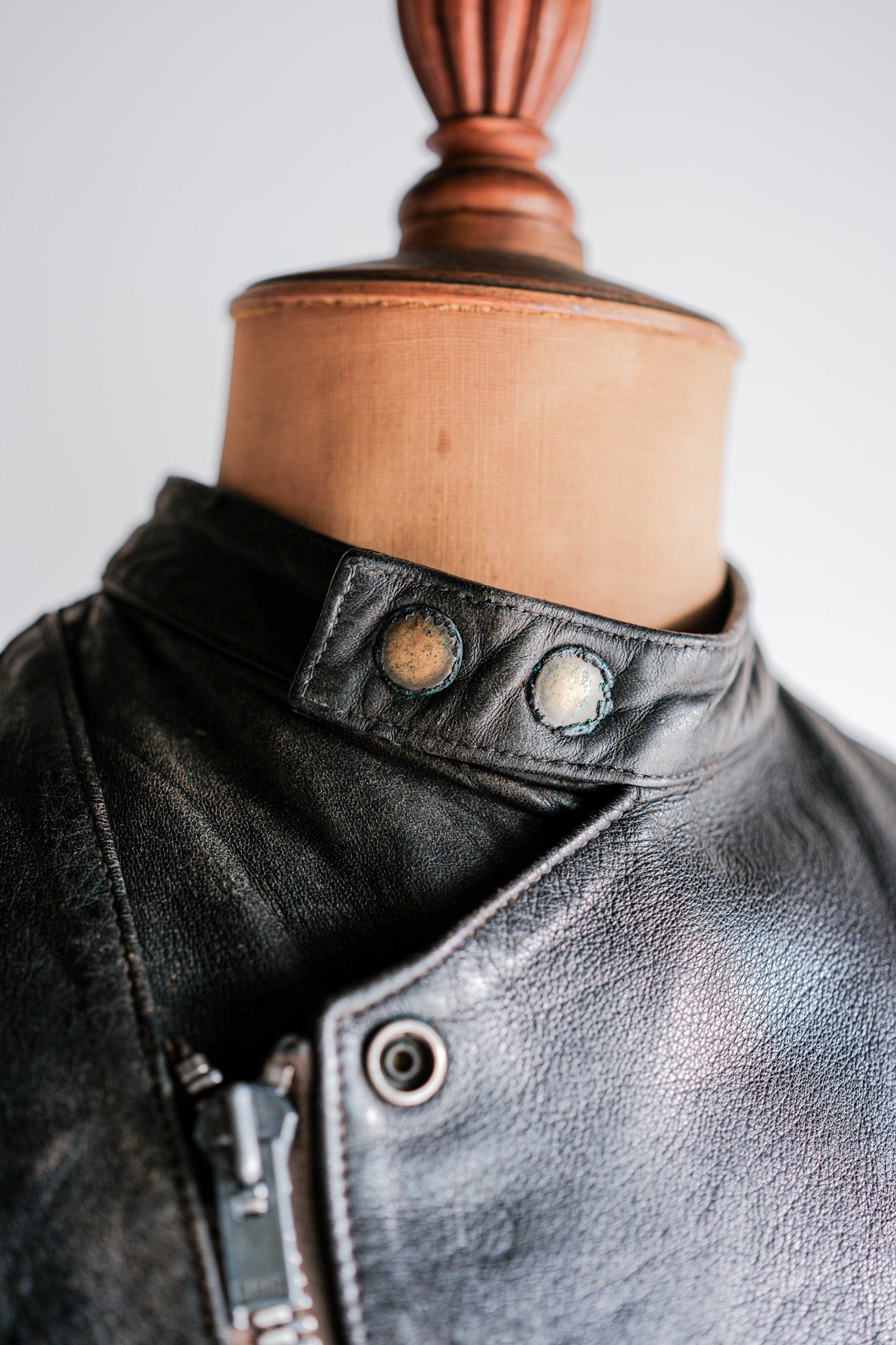 ［~60's］French Vintage Leather Riders Jacket "Jacques Motard"