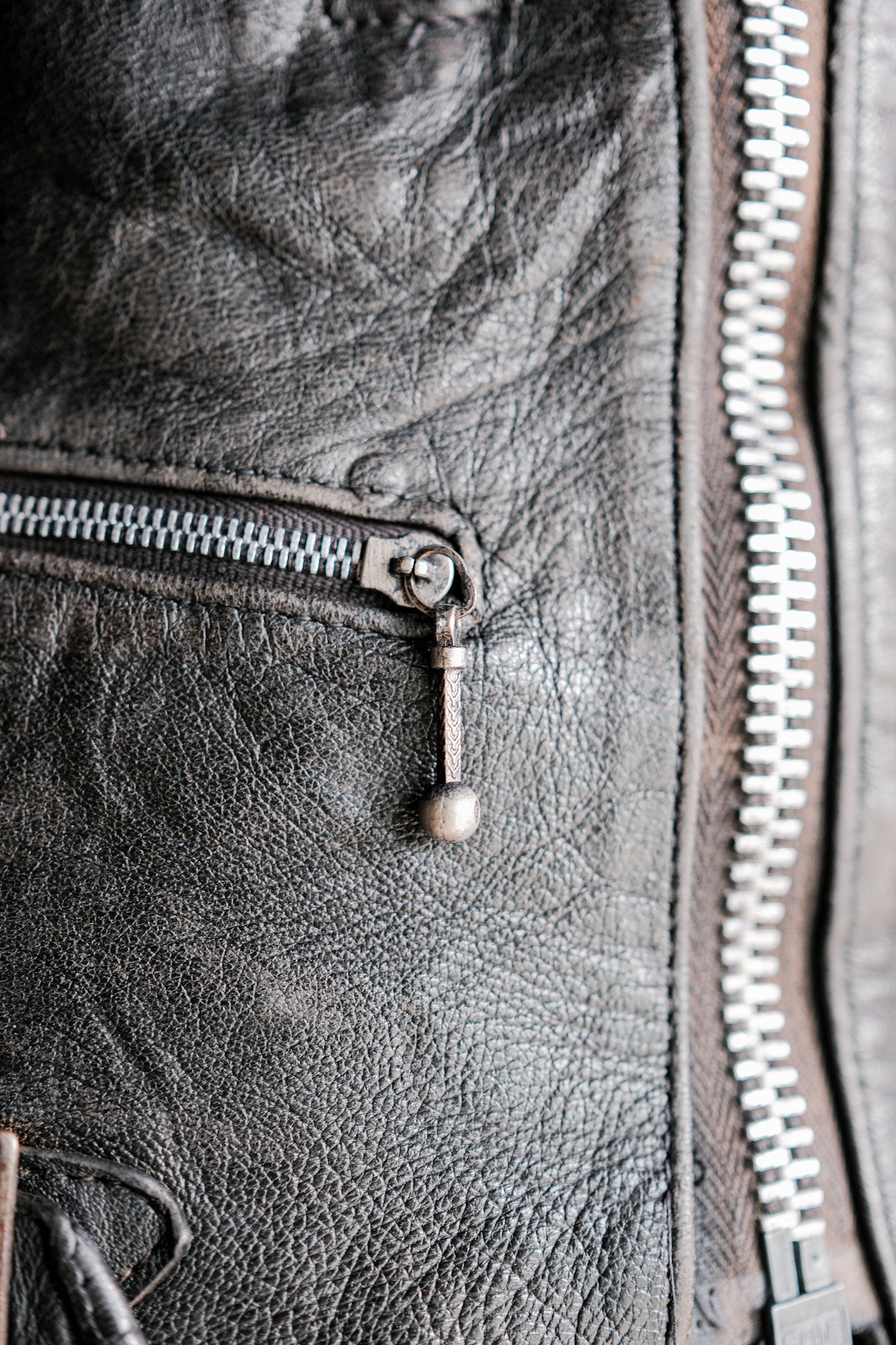 ［~60's］French Vintage Leather Riders Jacket "Jacques Motard"
