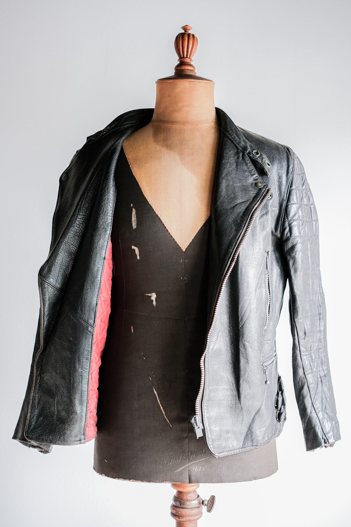 ［~60's］French Vintage Leather Riders Jacket "Jacques Motard"