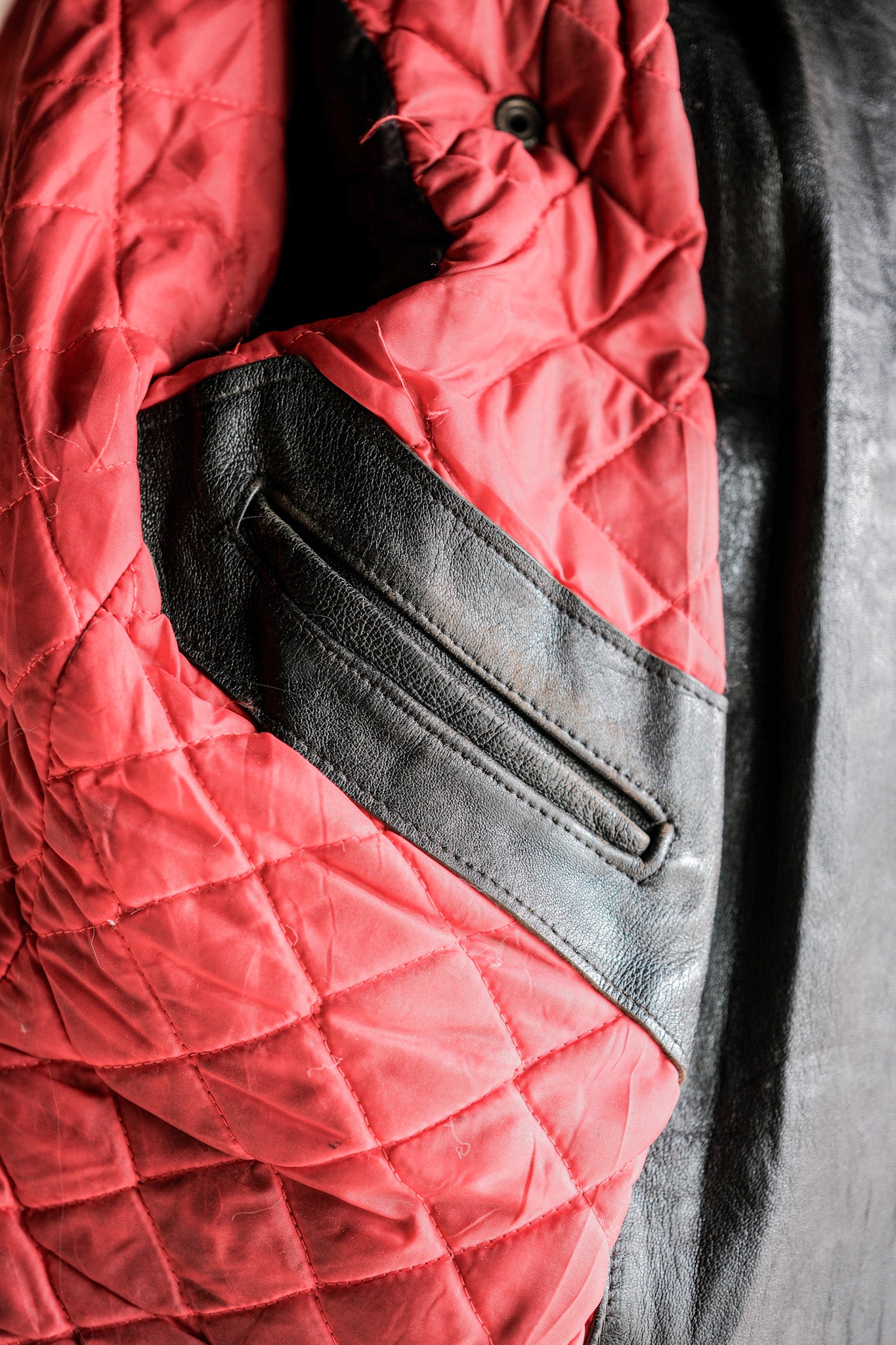 ［~60's］French Vintage Leather Riders Jacket "Jacques Motard"