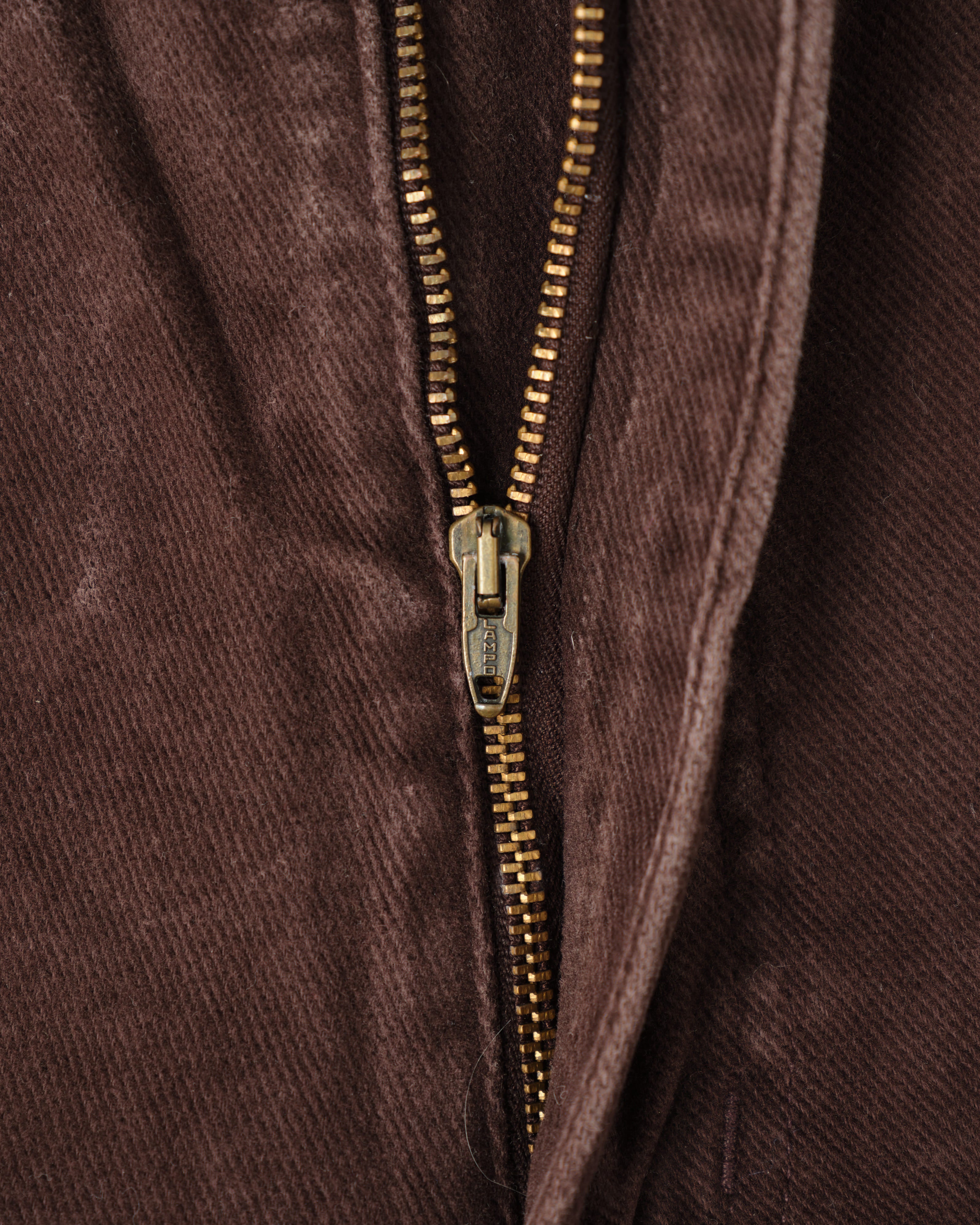 [~90’s] Old ARMANI JEANS Brown Cotton Twill Trousers Size.30