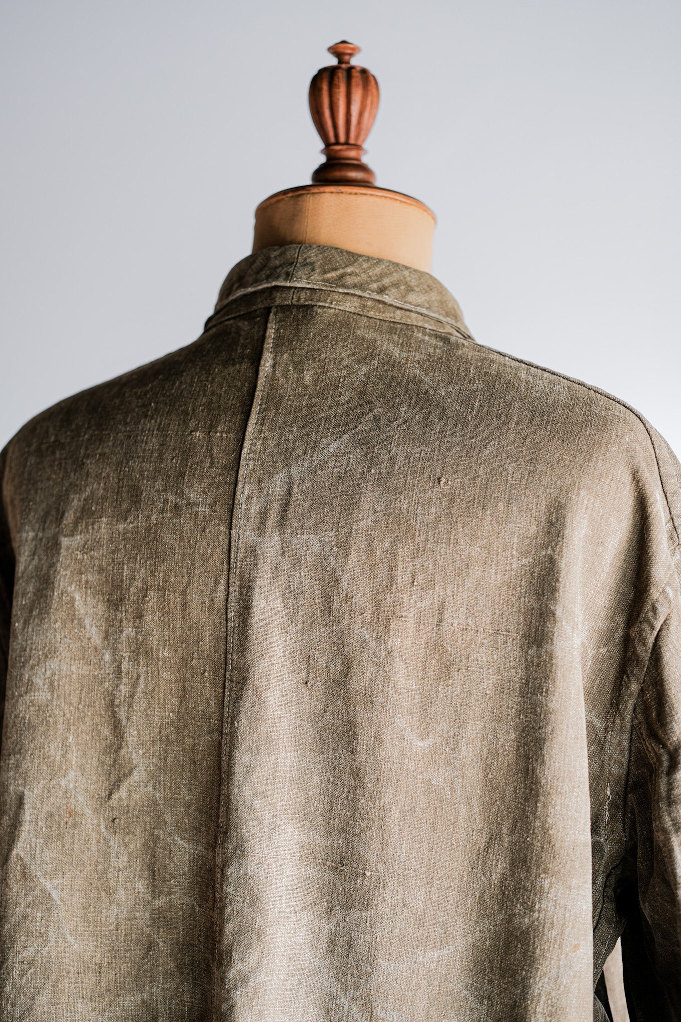 【~40's】WWⅡ German Army Linen Work Jacket "Wehrmacht"