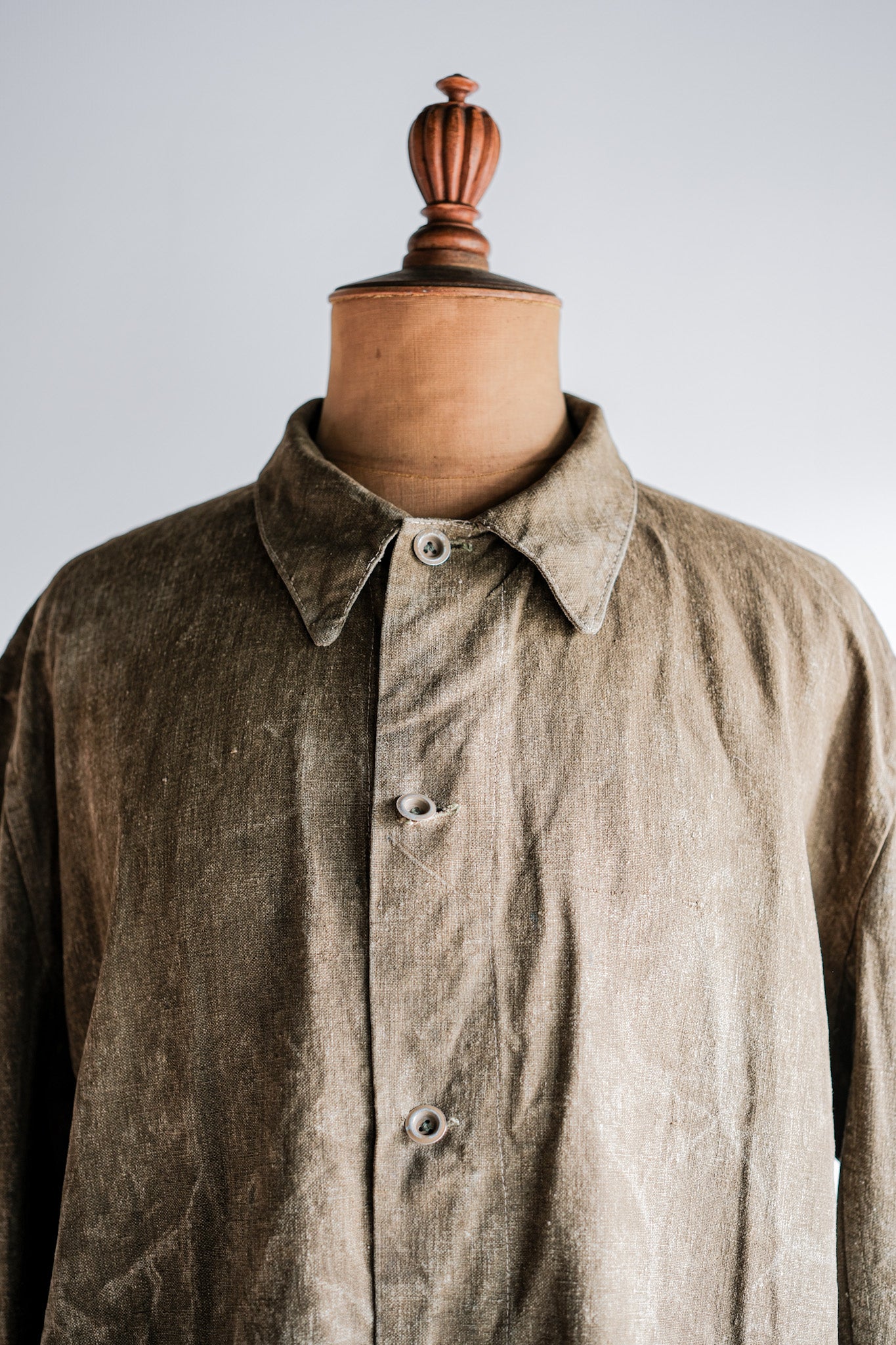 [~ 40's] WWⅡ German Army Linen Work Jacket "Wehrmacht"