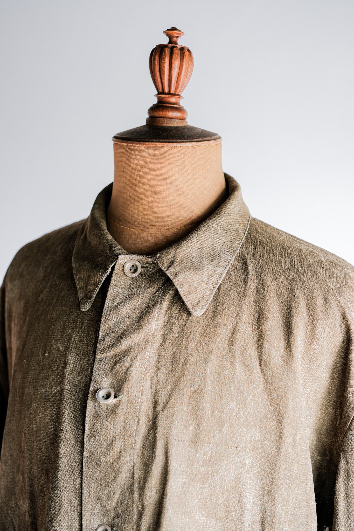 【~40's】WWⅡ German Army Linen Work Jacket "Wehrmacht"