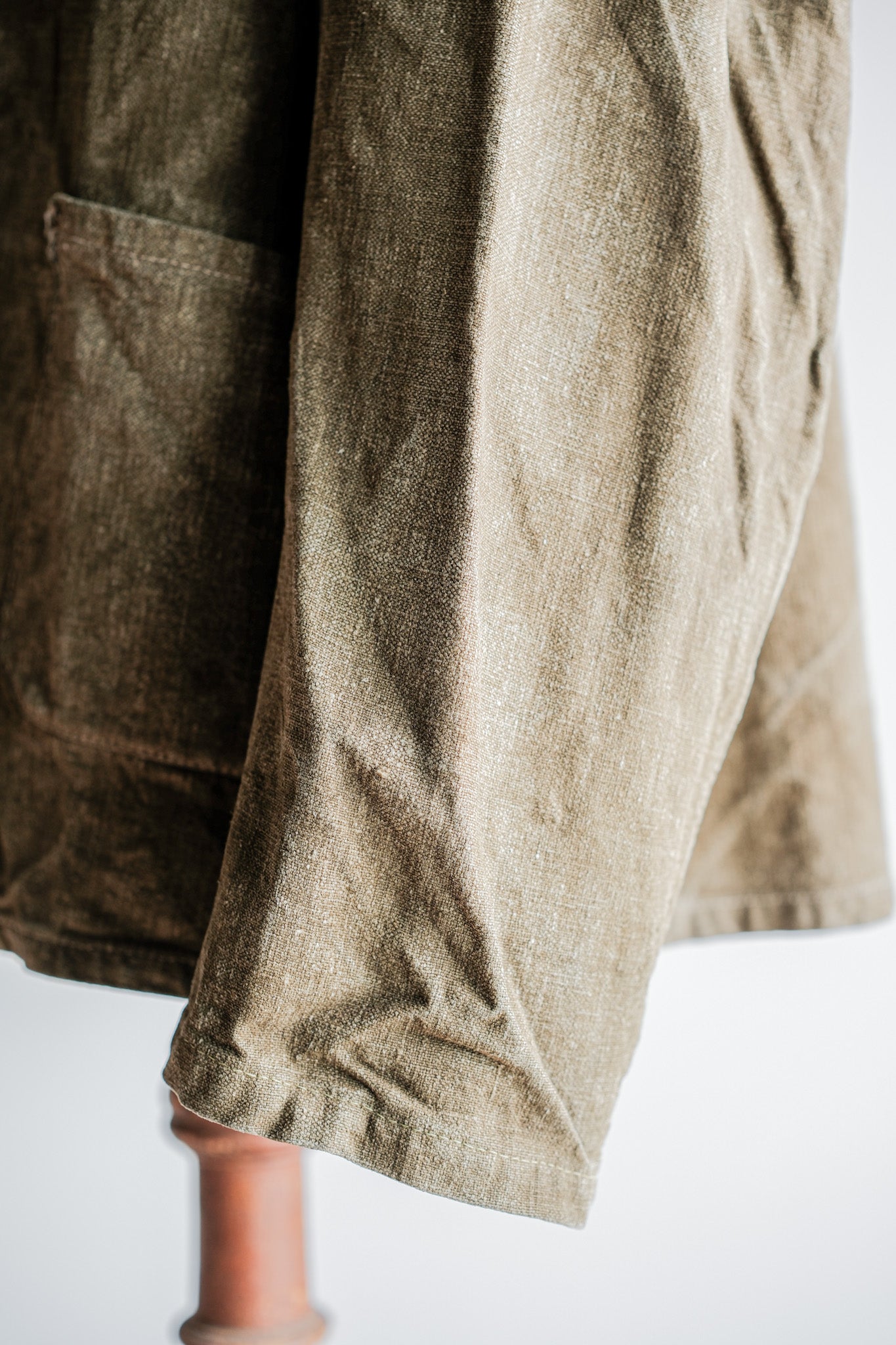 【~40's】WWⅡ German Army Linen Work Jacket "Wehrmacht"