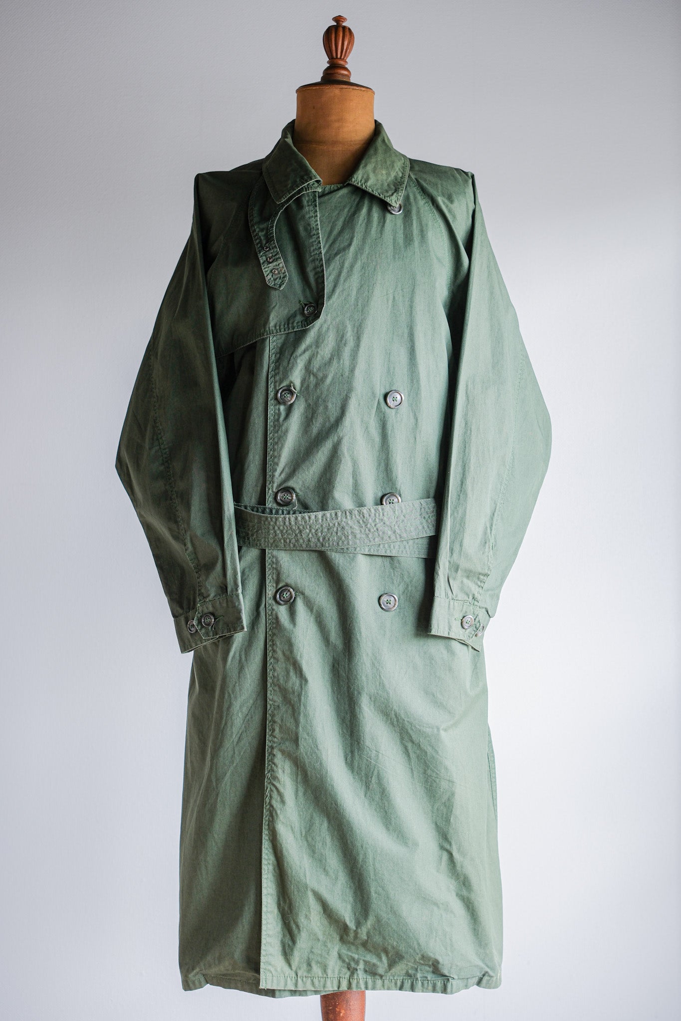 [~ 90's] Old Arnys Paris Raglan Sleeve Trench Coat Size.52