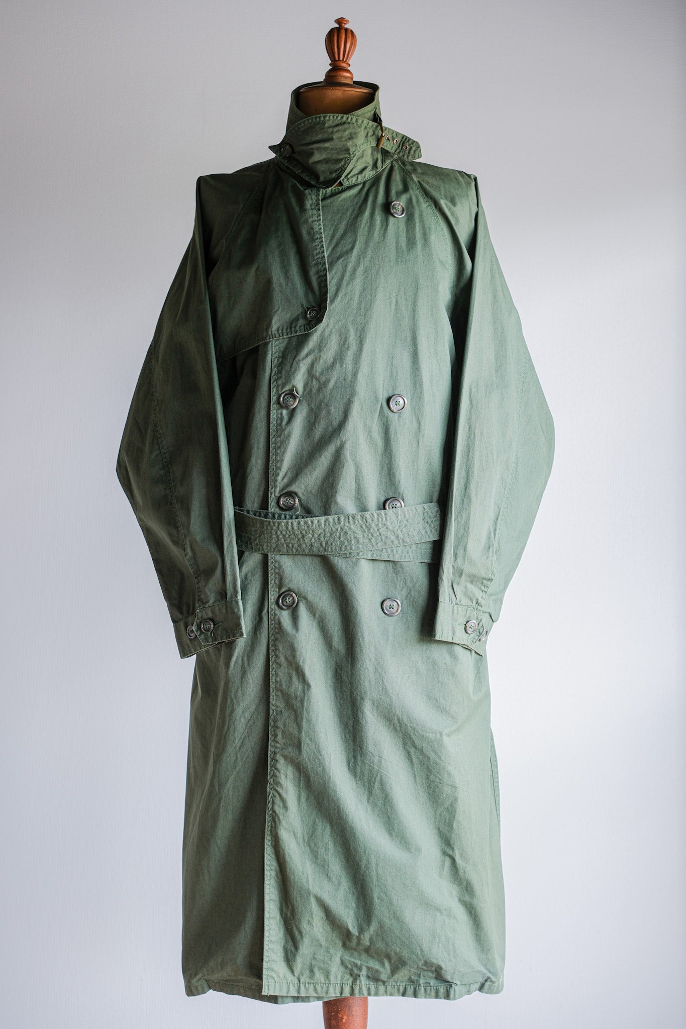 ［~90's］Old ARNYS PARIS Raglan Sleeve Trench Coat Size.52