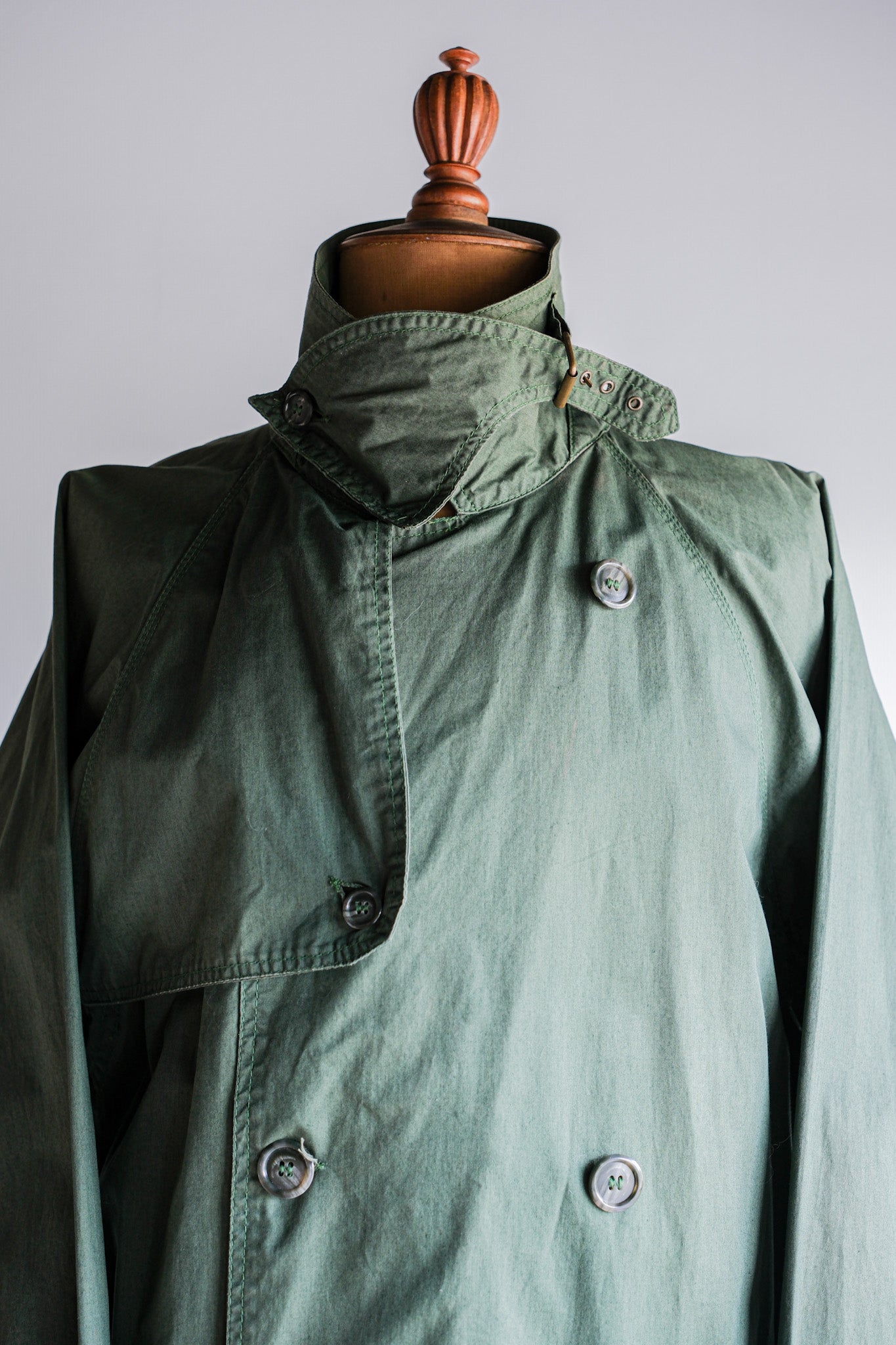 ［~90's］Old ARNYS PARIS Raglan Sleeve Trench Coat Size.52
