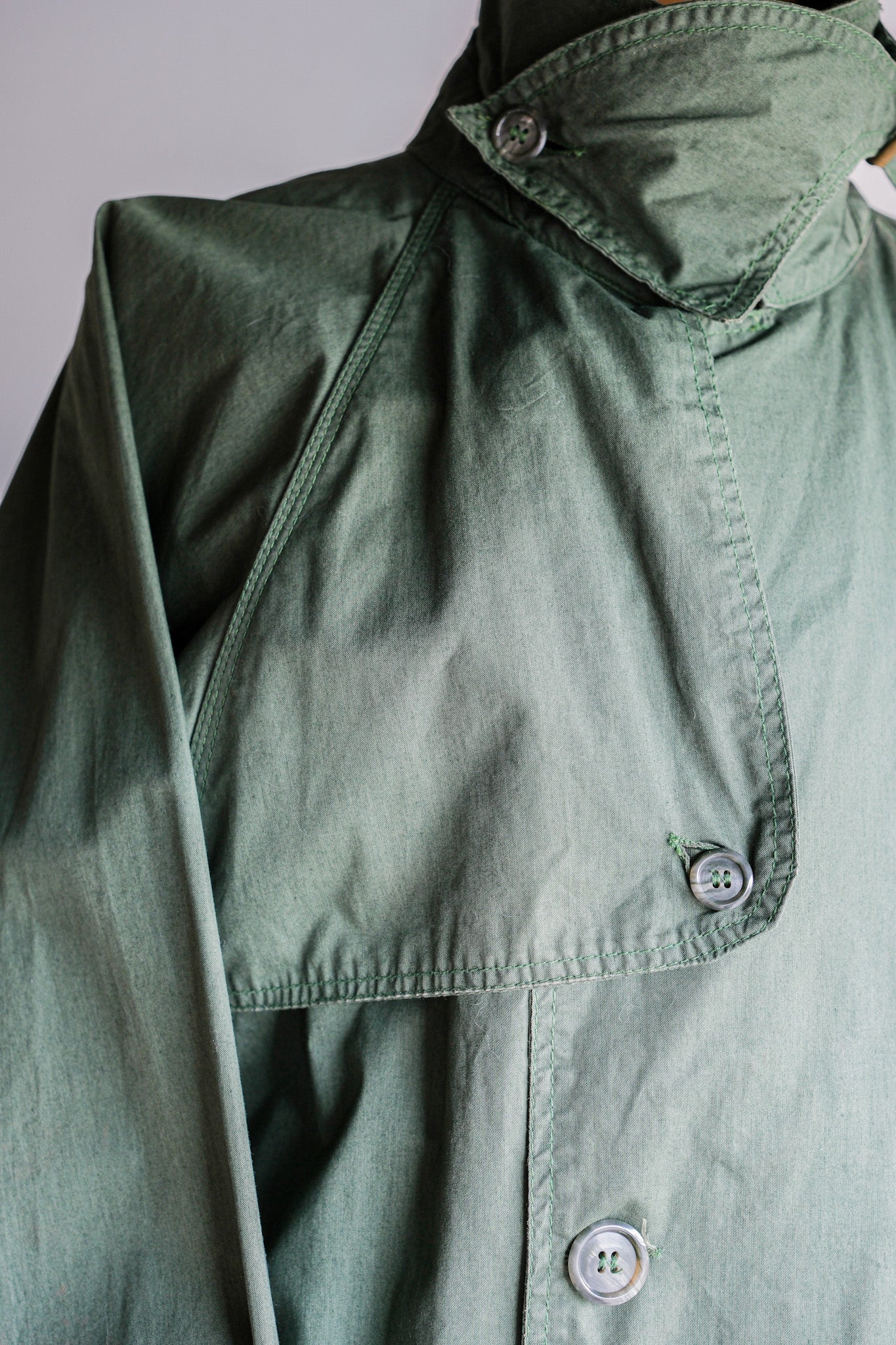 ［~90's］Old ARNYS PARIS Raglan Sleeve Trench Coat Size.52