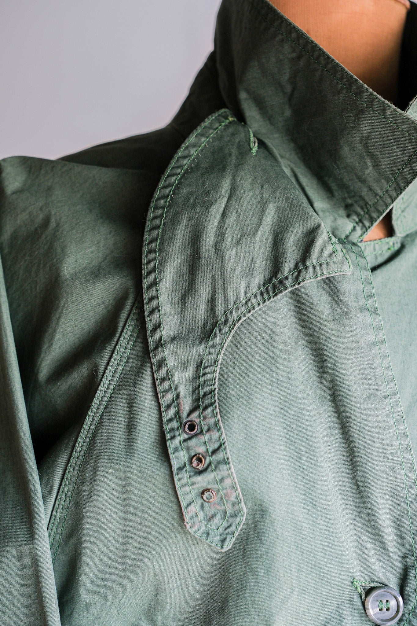 ［~90's］Old ARNYS PARIS Raglan Sleeve Trench Coat Size.52