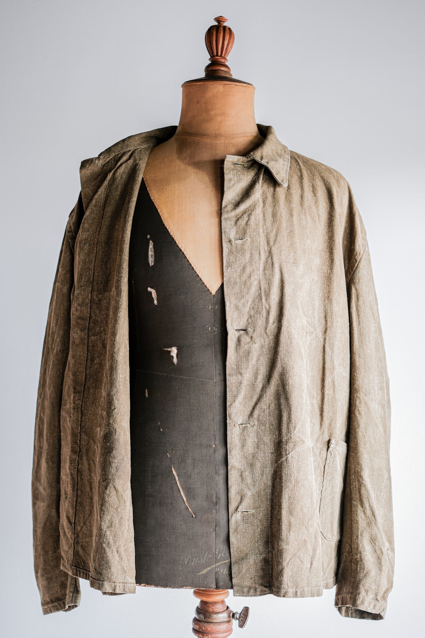 ［~40's］WWⅡ German Army Linen Work Jacket "Wehrmacht"
