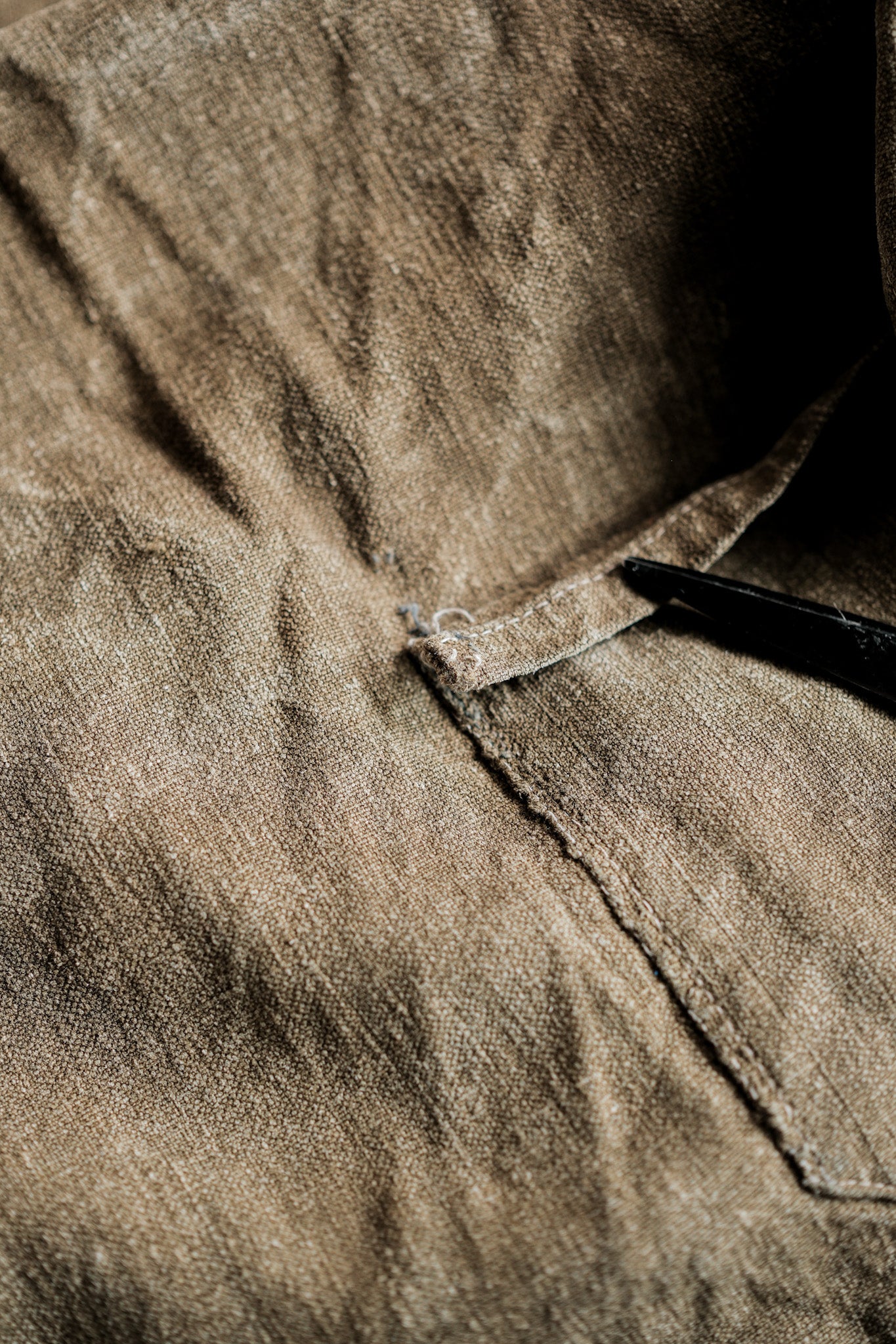 【~40's】WWⅡ German Army Linen Work Jacket "Wehrmacht"