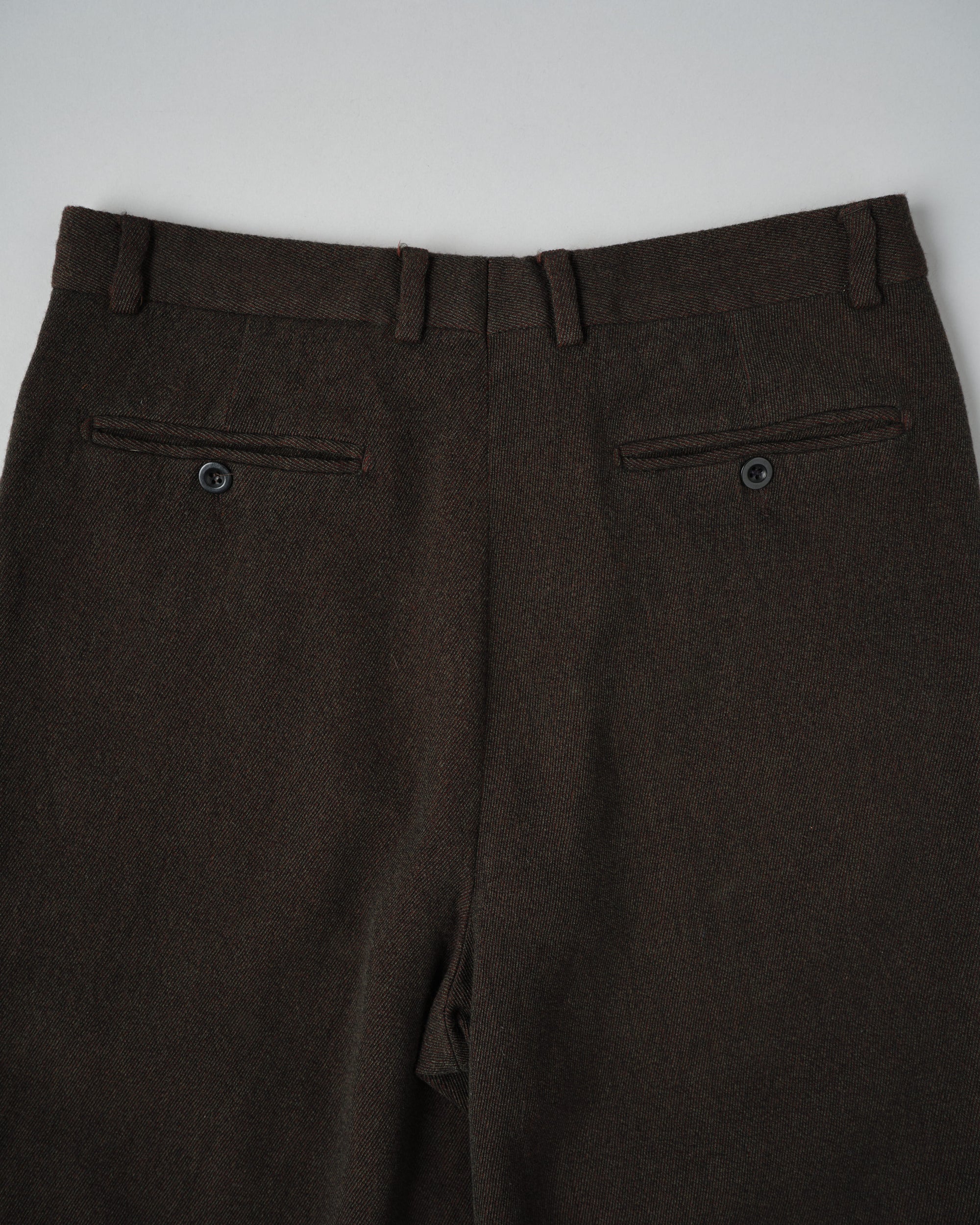 ［~90's］Old Hermès Paris 2 Tuck Wool Trousers Size.50