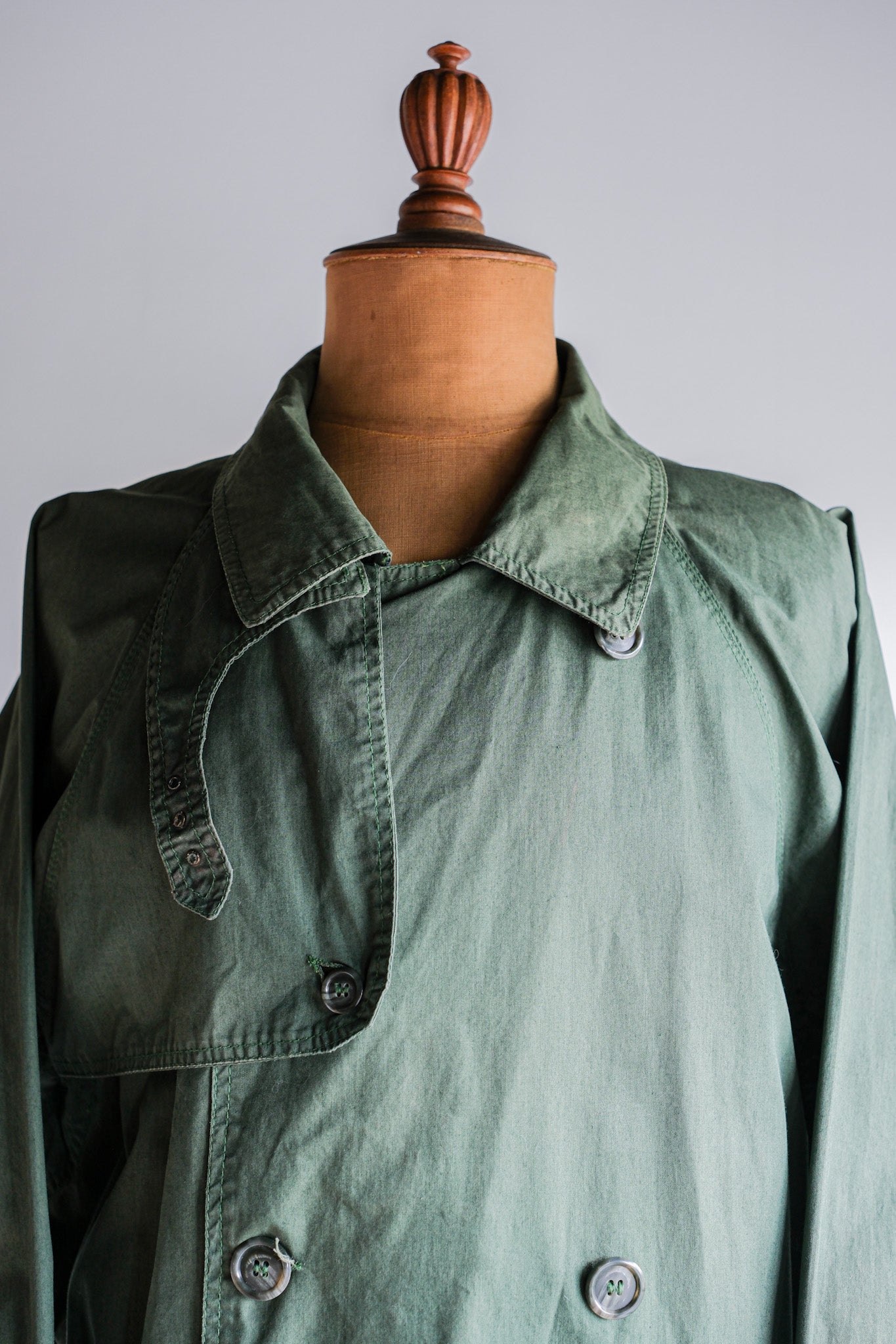［~90's］Old ARNYS PARIS Raglan Sleeve Trench Coat Size.52