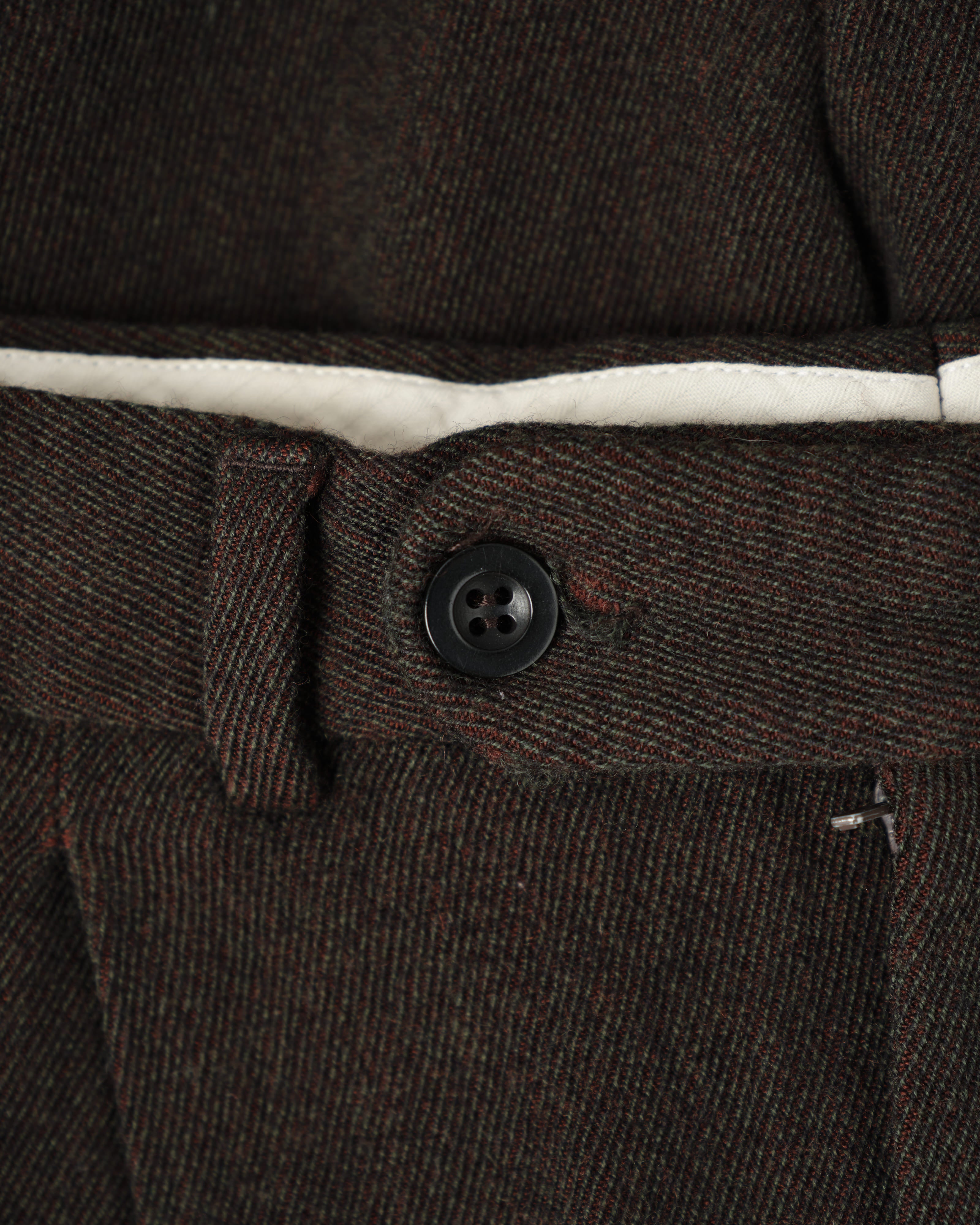 [~90's] Old Hermès Paris 2 Tuck Wool Trousers Size.50