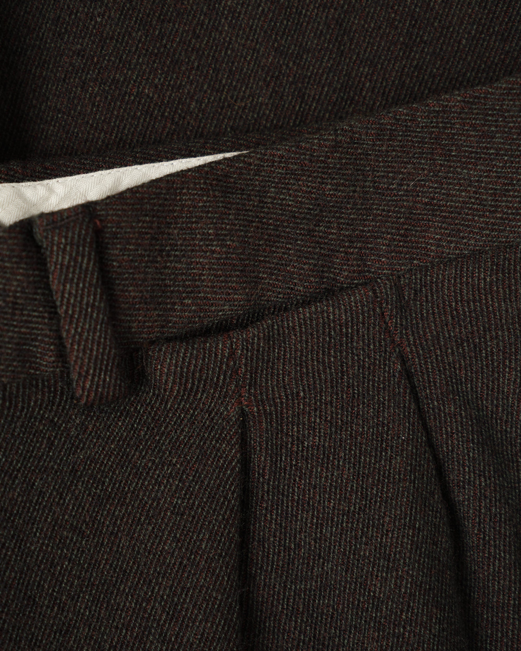 ［~90's］Old Hermès Paris 2 Tuck Wool Trousers Size.50