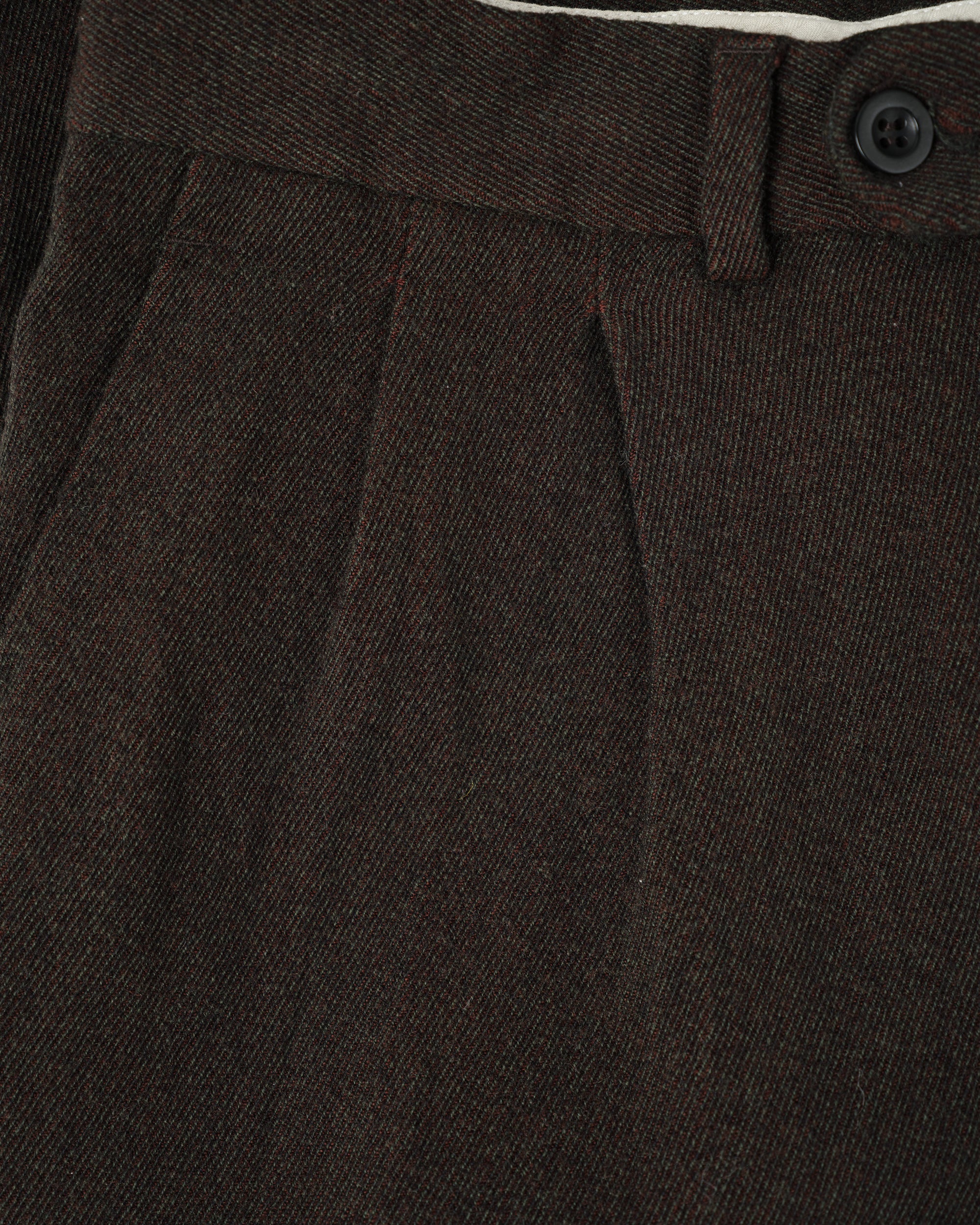 ［~90's］Old Hermès Paris 2 Tuck Wool Trousers Size.50