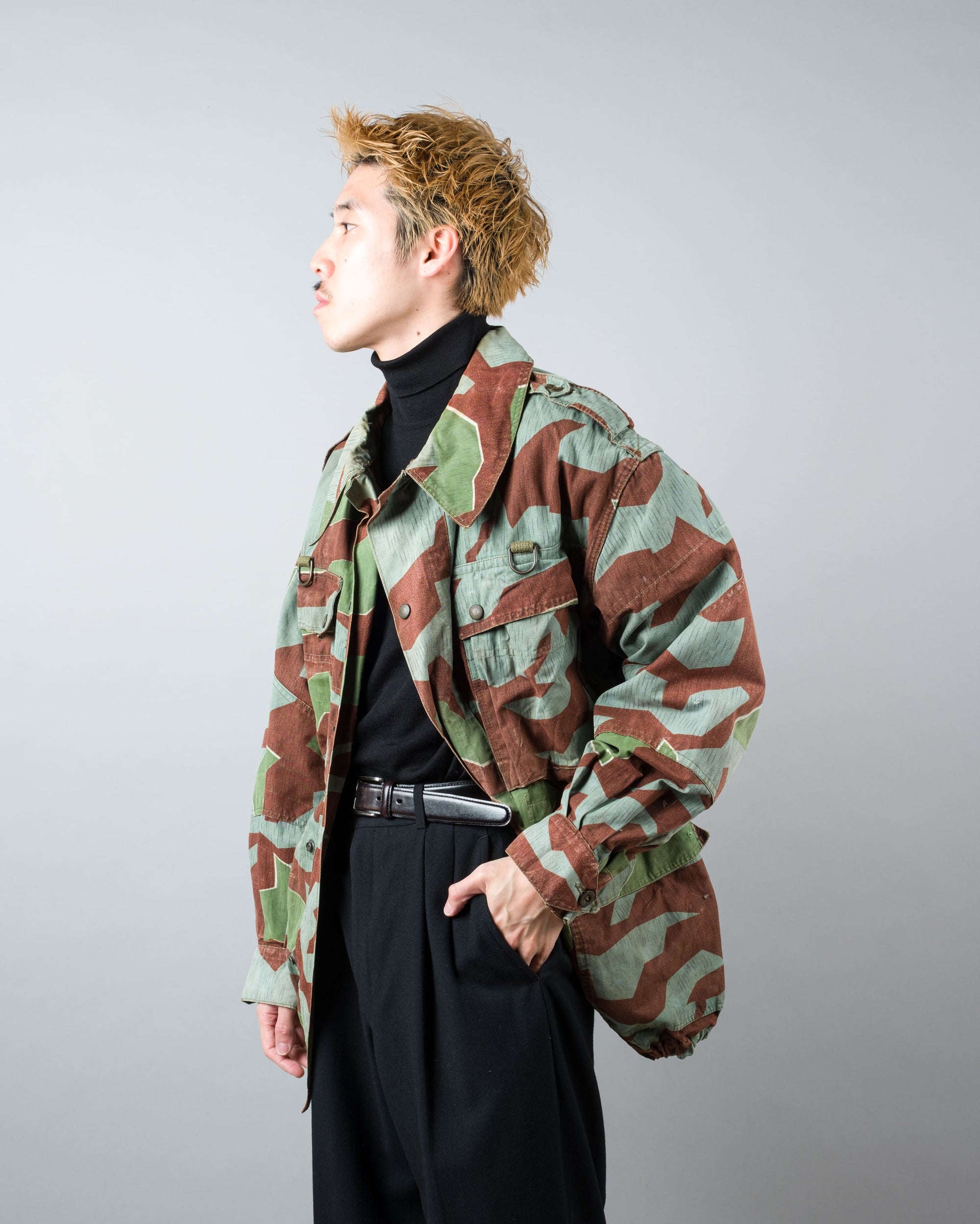 【~50’s】German Army Splinter Camouflage Paratrooper Jacket "Modified" "Bundeswehr"