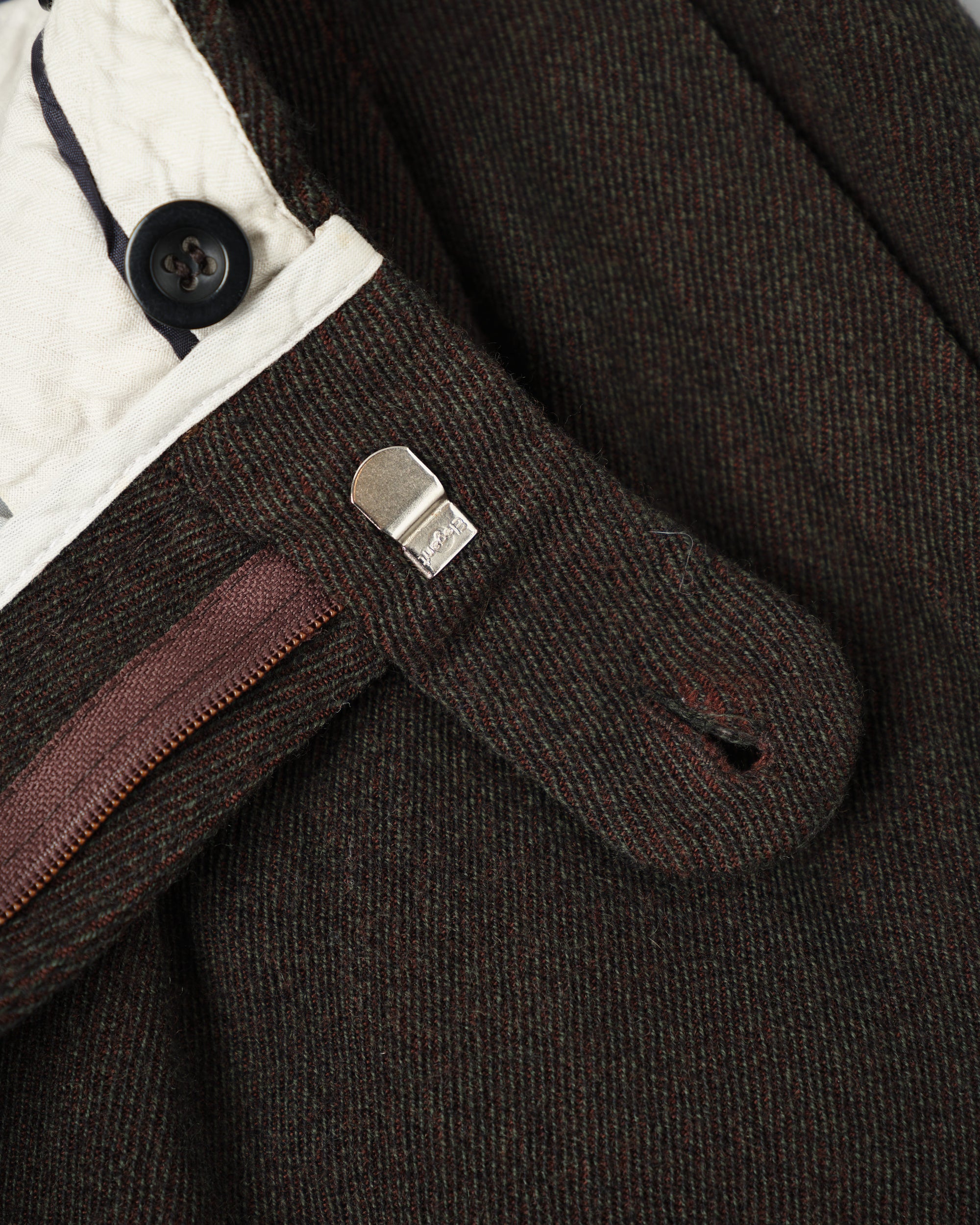 ［~90's］Old Hermès Paris 2 Tuck Wool Trousers Size.50