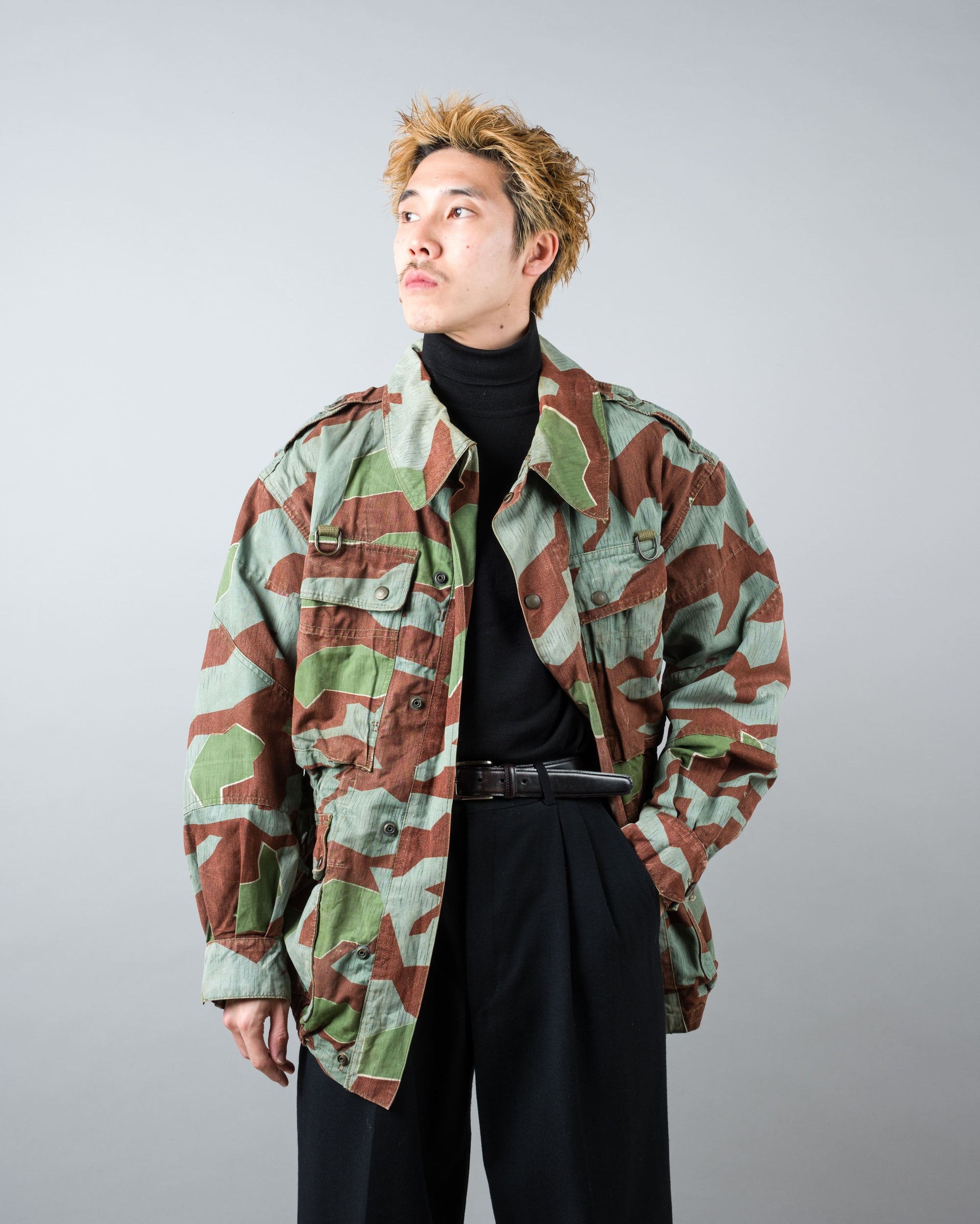 【~50’s】German Army Splinter Camouflage Paratrooper Jacket "Modified" "Bundeswehr"
