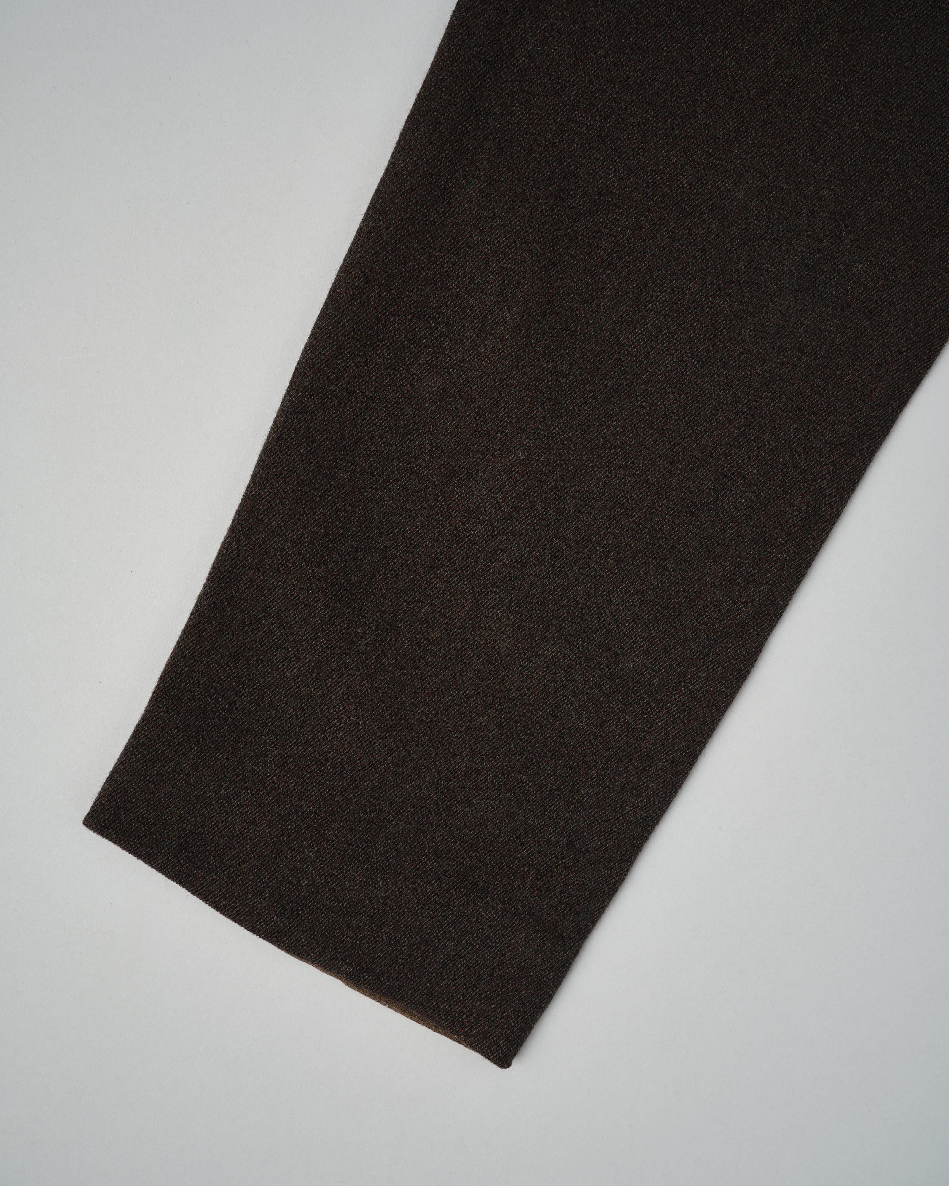 [~90's] Old Hermès Paris 2 Tuck Wool Trousers Size.50