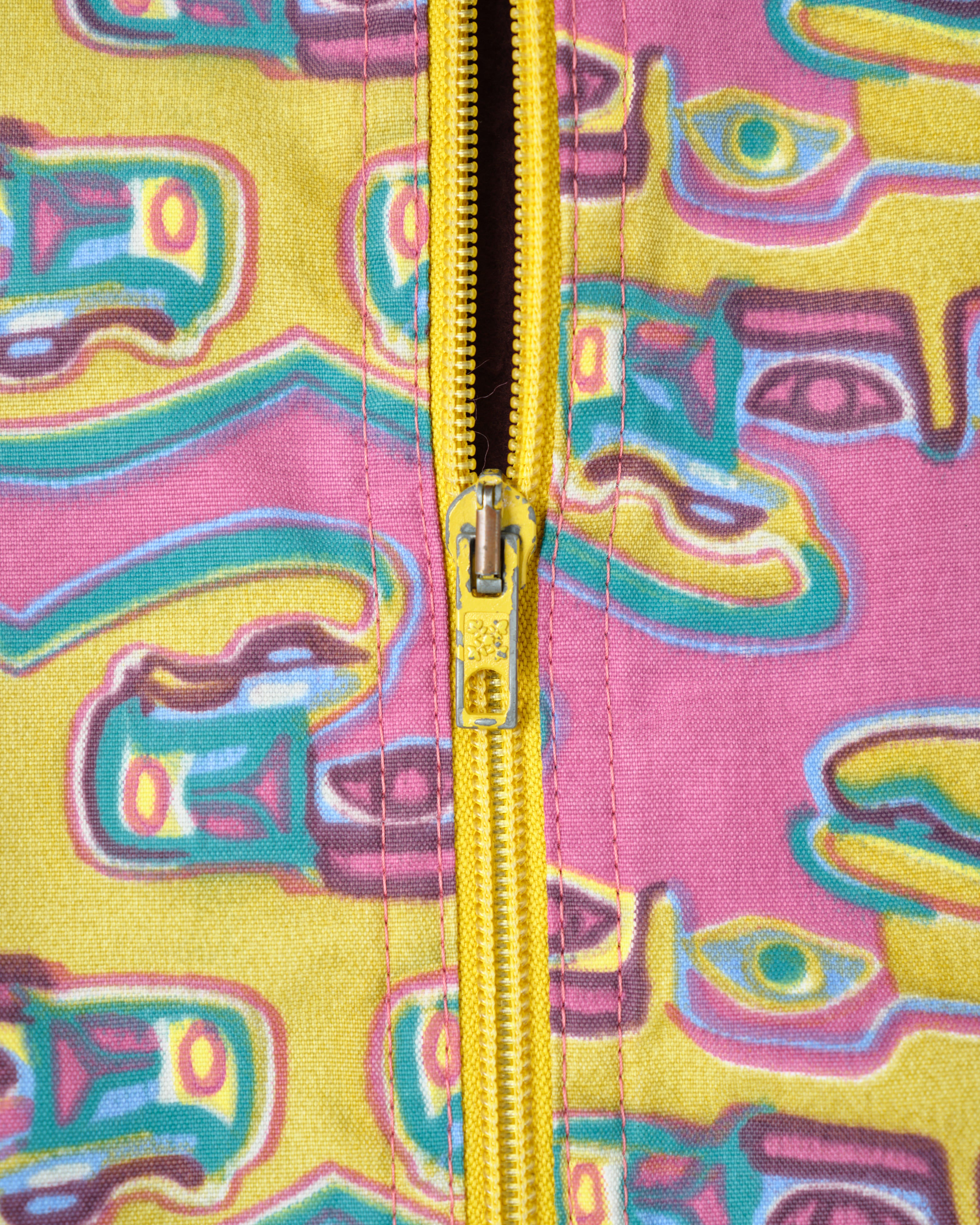90's］Old OXBOW Polyamide Patterned Wind Coat Size.S | VIEUX ET