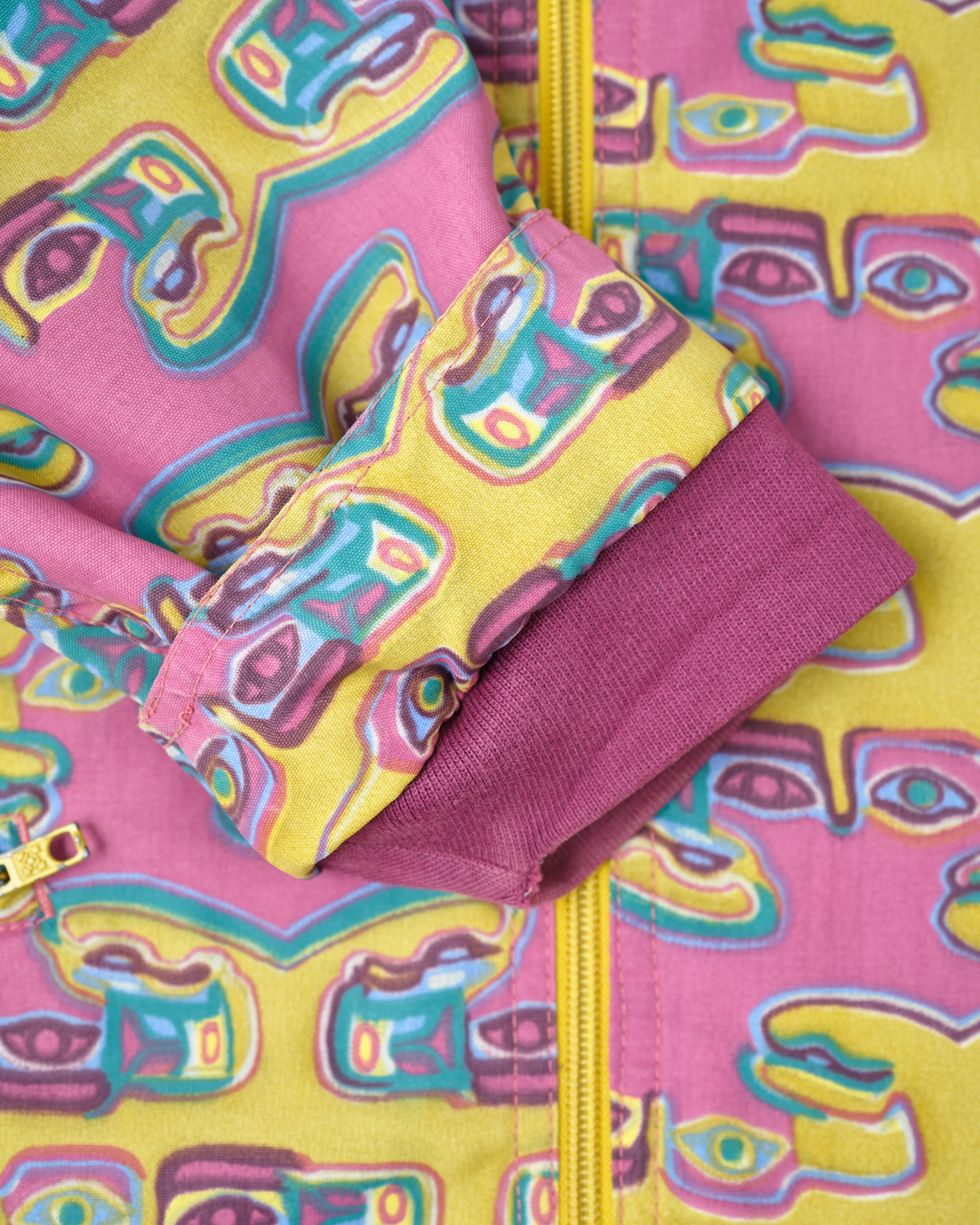 [~90’s] Old OXBOW Polyamide Patterned Wind Coat Size.S