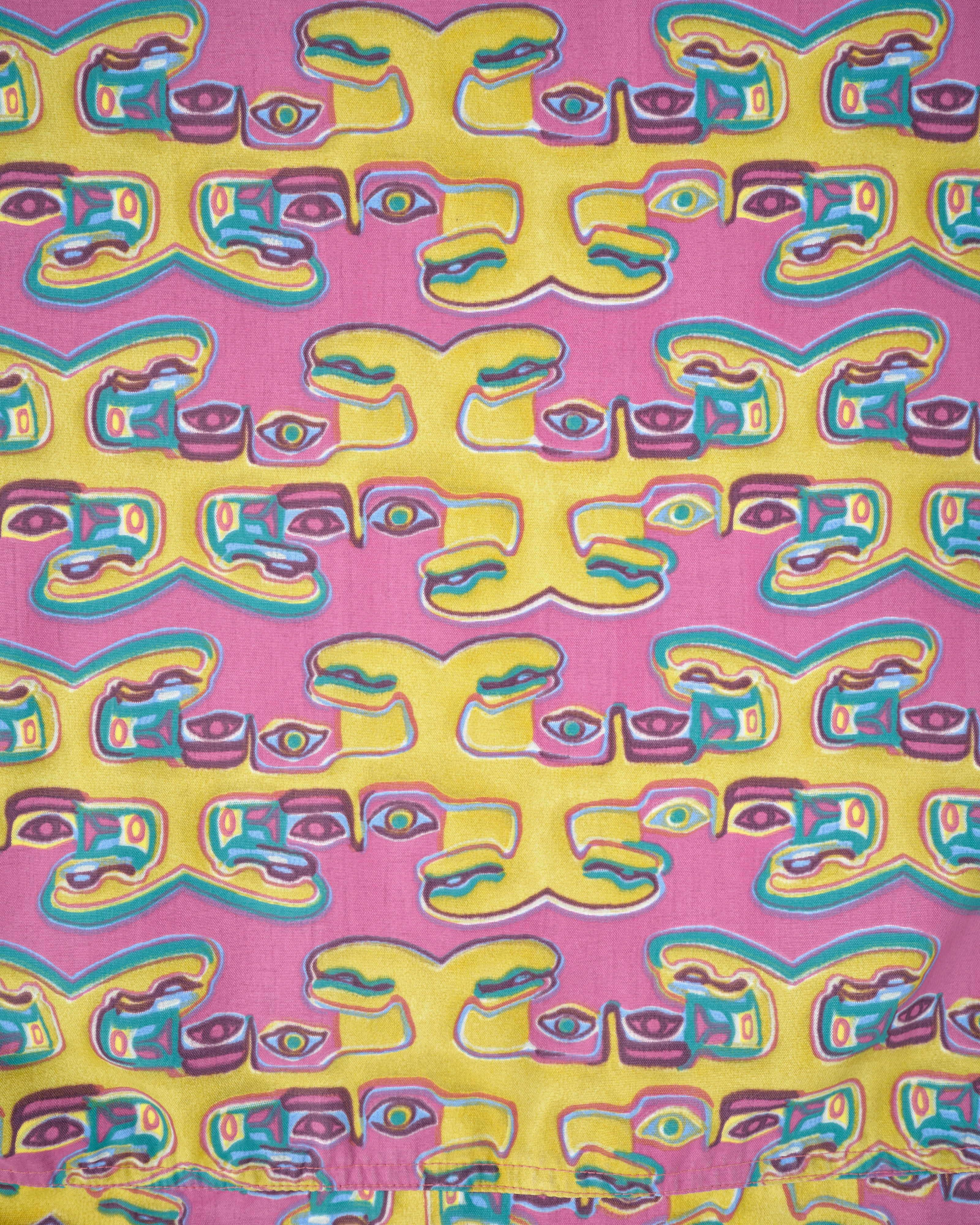 [~90’s] Old OXBOW Polyamide Patterned Wind Coat Size.S