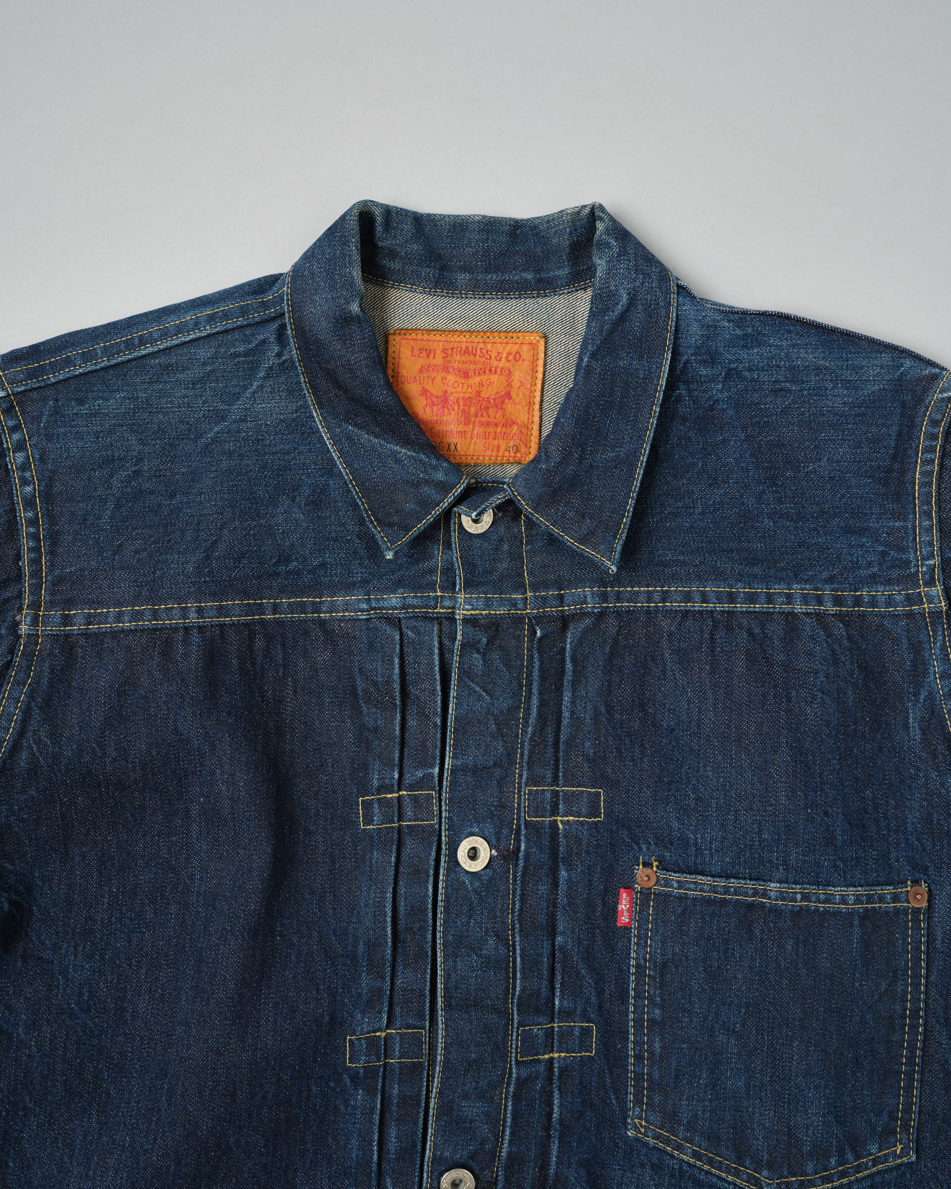 90's］Vintage Levi's S506XX Denim Jacket With Original Back