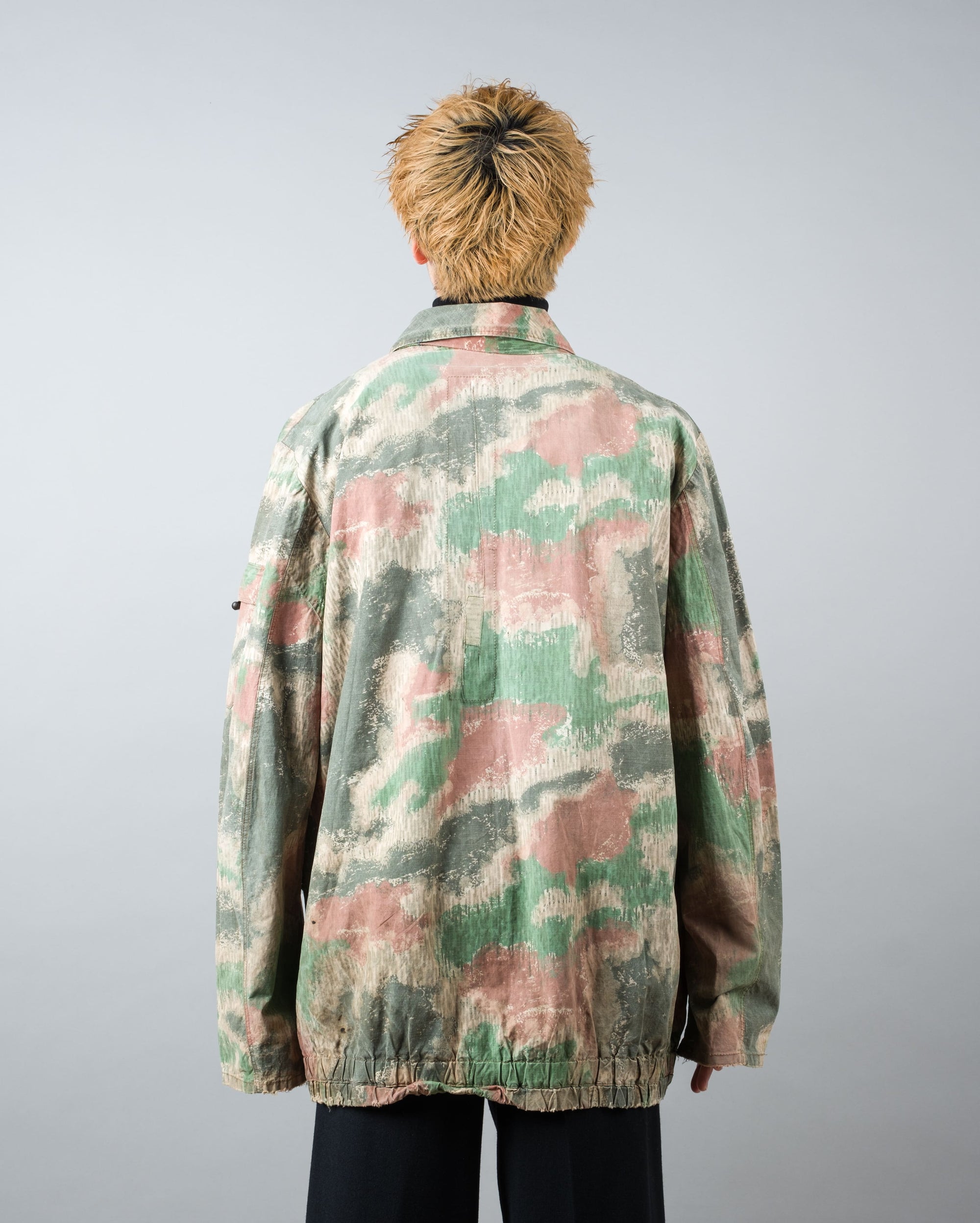 ［~60's］Czechoslovakian Army Sumpfmuster Pattern Camouflage Zip Up Jacket "Localmade"