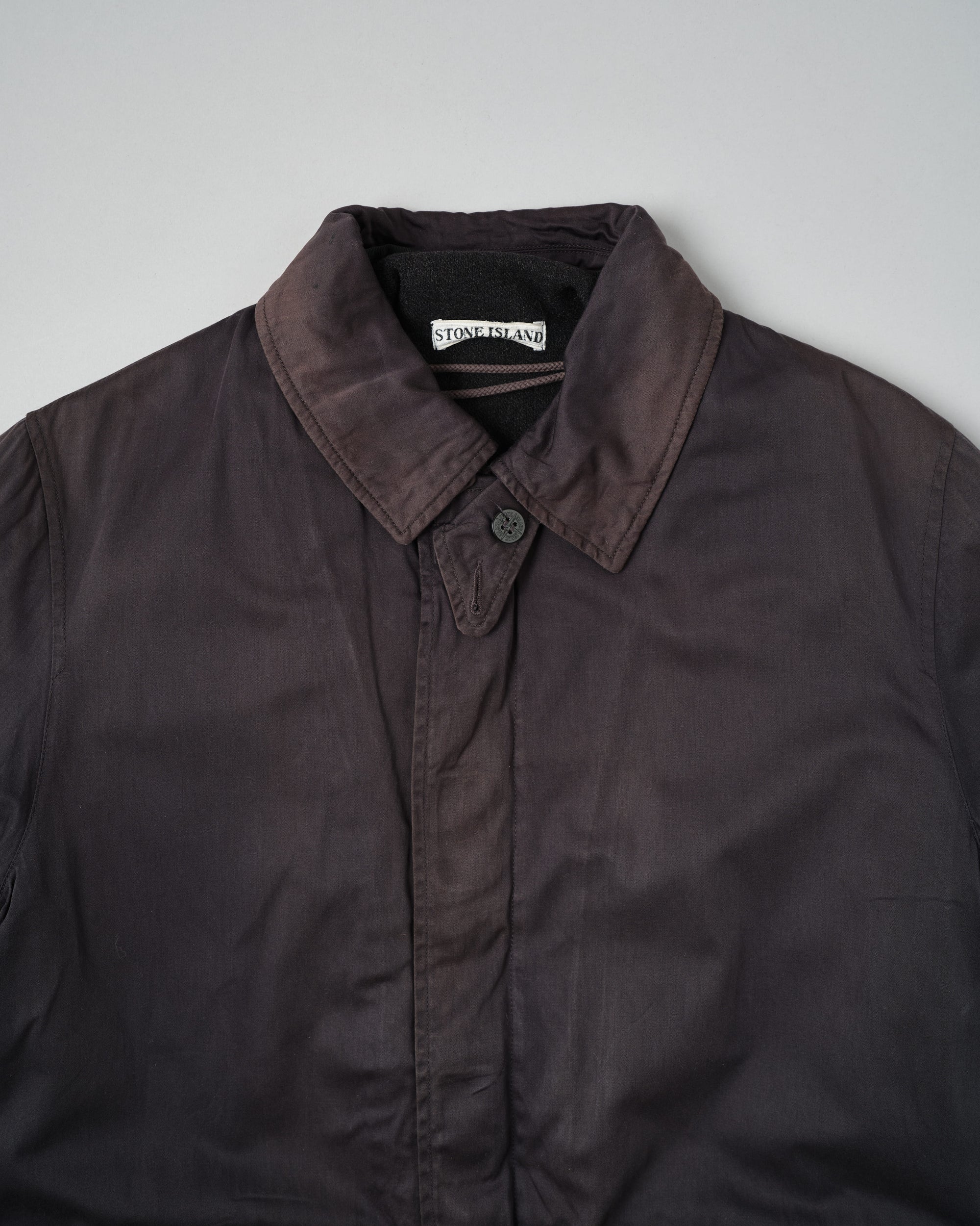 ［97AW］Old STONE ISLAND Garment Dyed Cotton Jacket With Liner Size.M "RASO GOMMATO" "Green Edge"