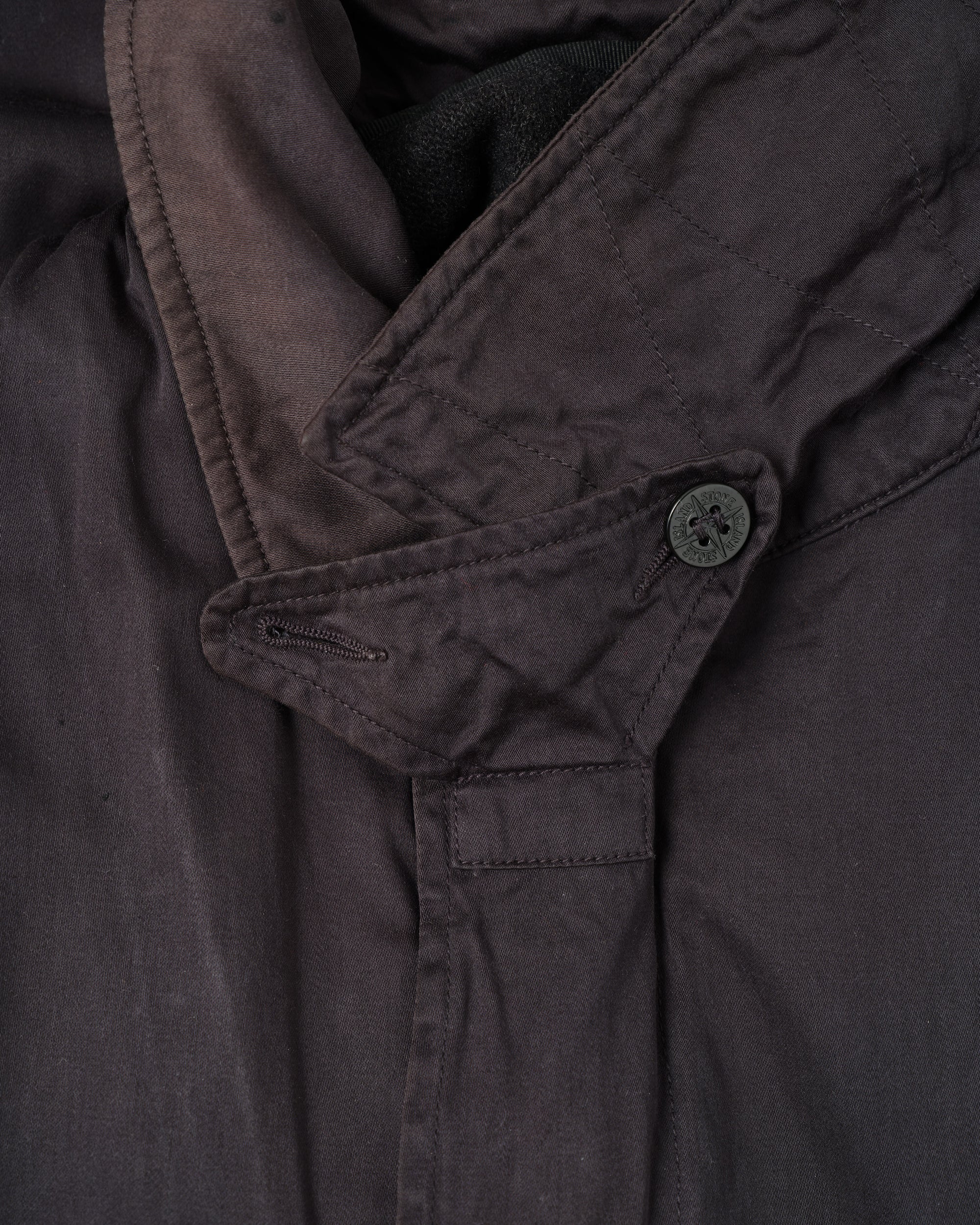 ［97AW］Old STONE ISLAND Garment Dyed Cotton Jacket With Liner Size.M "RASO GOMMATO" "Green Edge"