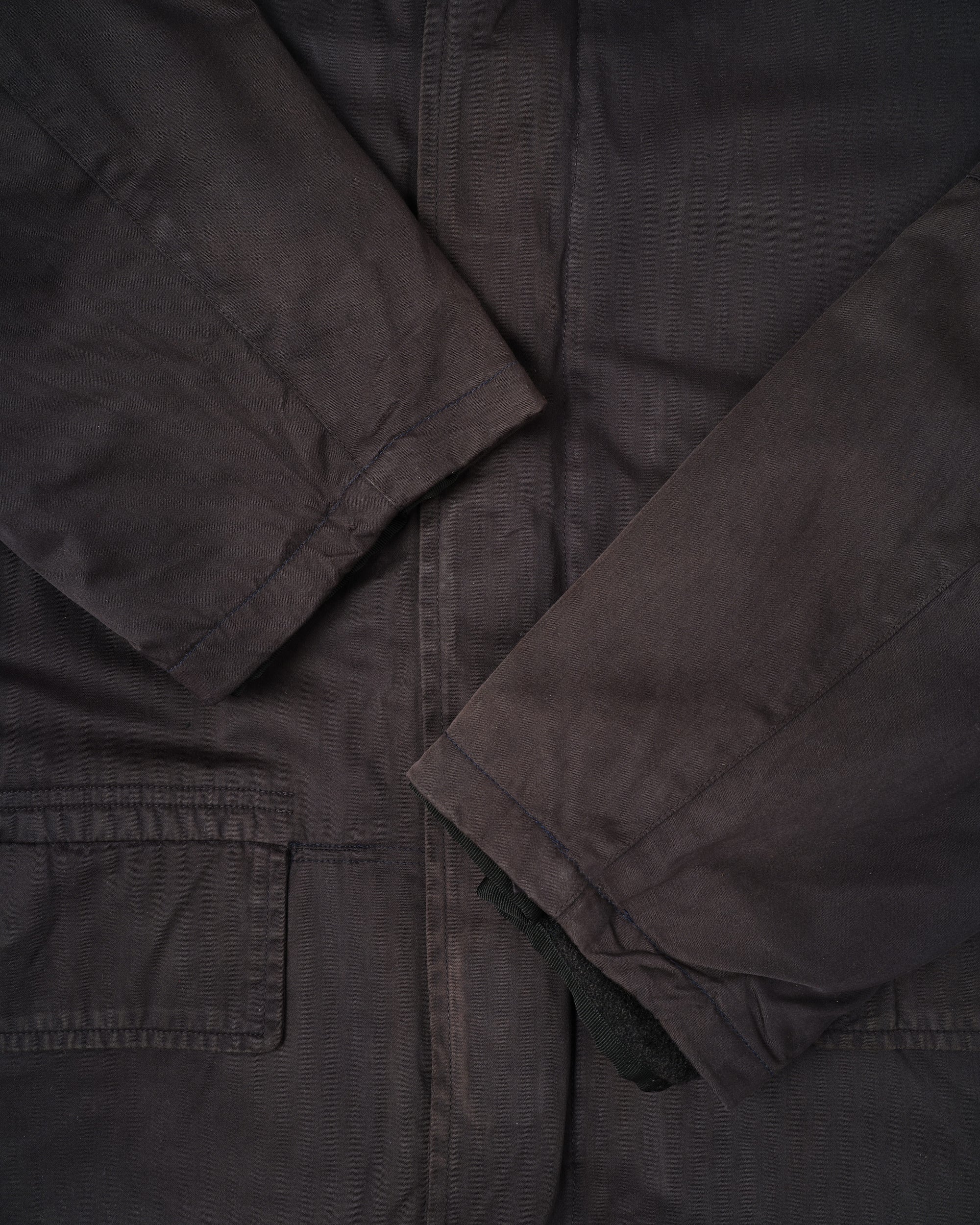 ［97AW］Old STONE ISLAND Garment Dyed Cotton Jacket With Liner Size.M "RASO GOMMATO" "Green Edge"