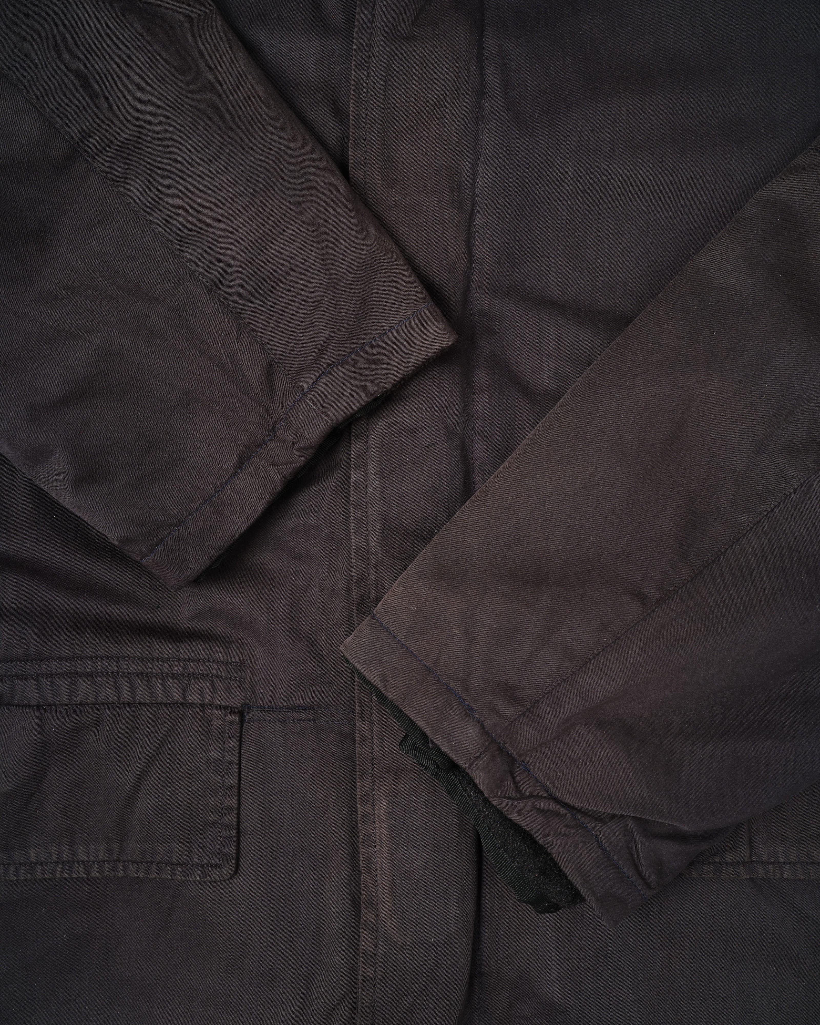 【97AW】Old STONE ISLAND Garment Dyed Cotton Jacket With Liner Size.M "RASO GOMMATO" "Green Edge"