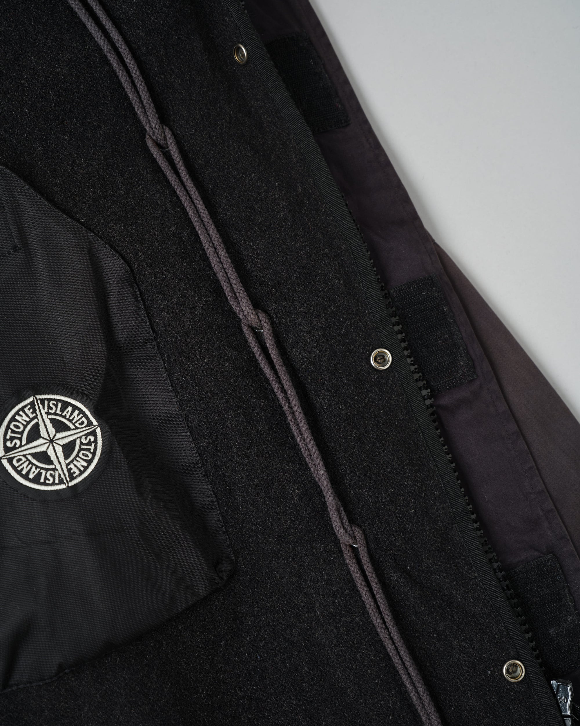 ［97AW］Old STONE ISLAND Garment Dyed Cotton Jacket With Liner Size.M "RASO GOMMATO" "Green Edge"