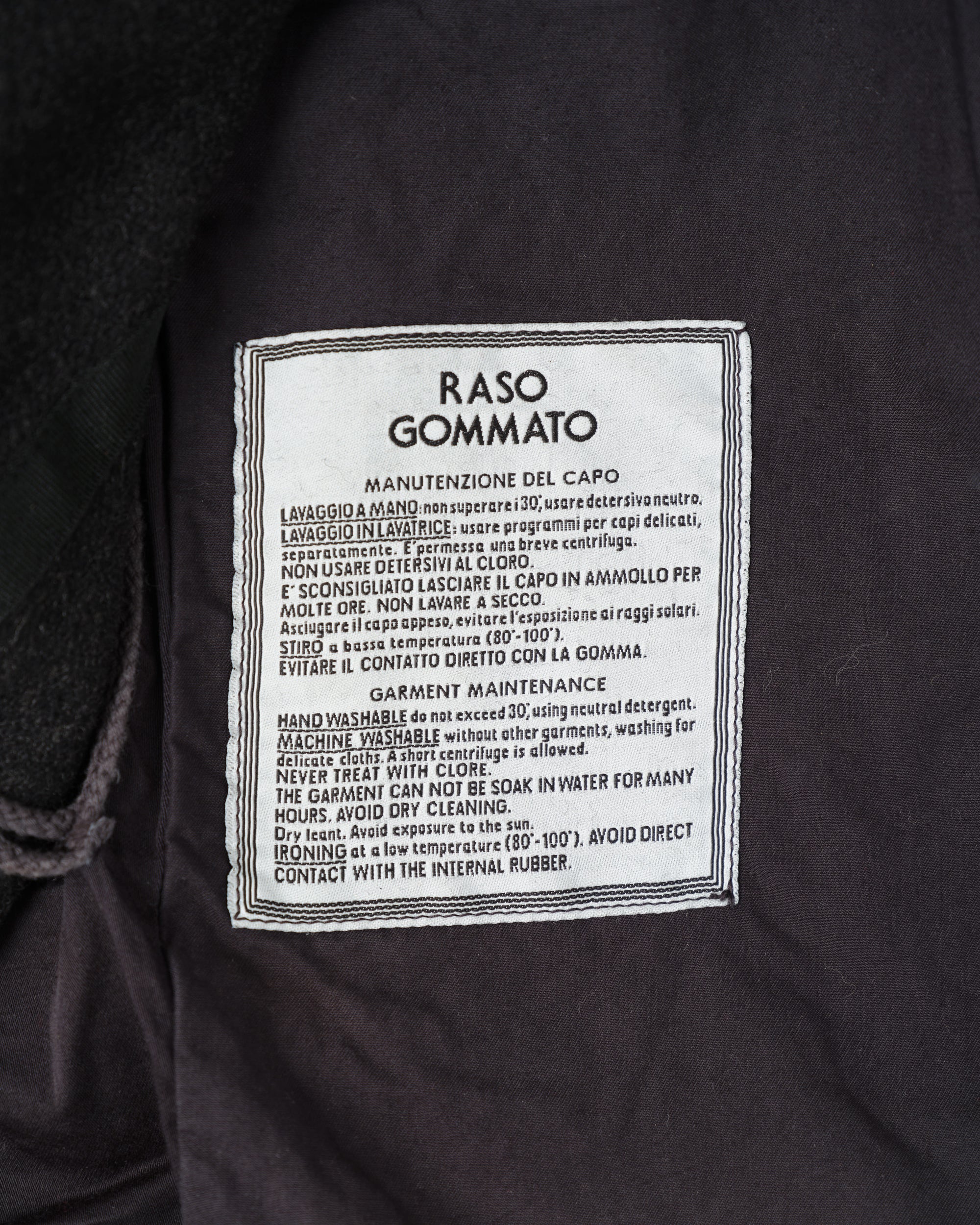 ［97AW］Old STONE ISLAND Garment Dyed Cotton Jacket With Liner Size.M "RASO GOMMATO" "Green Edge"