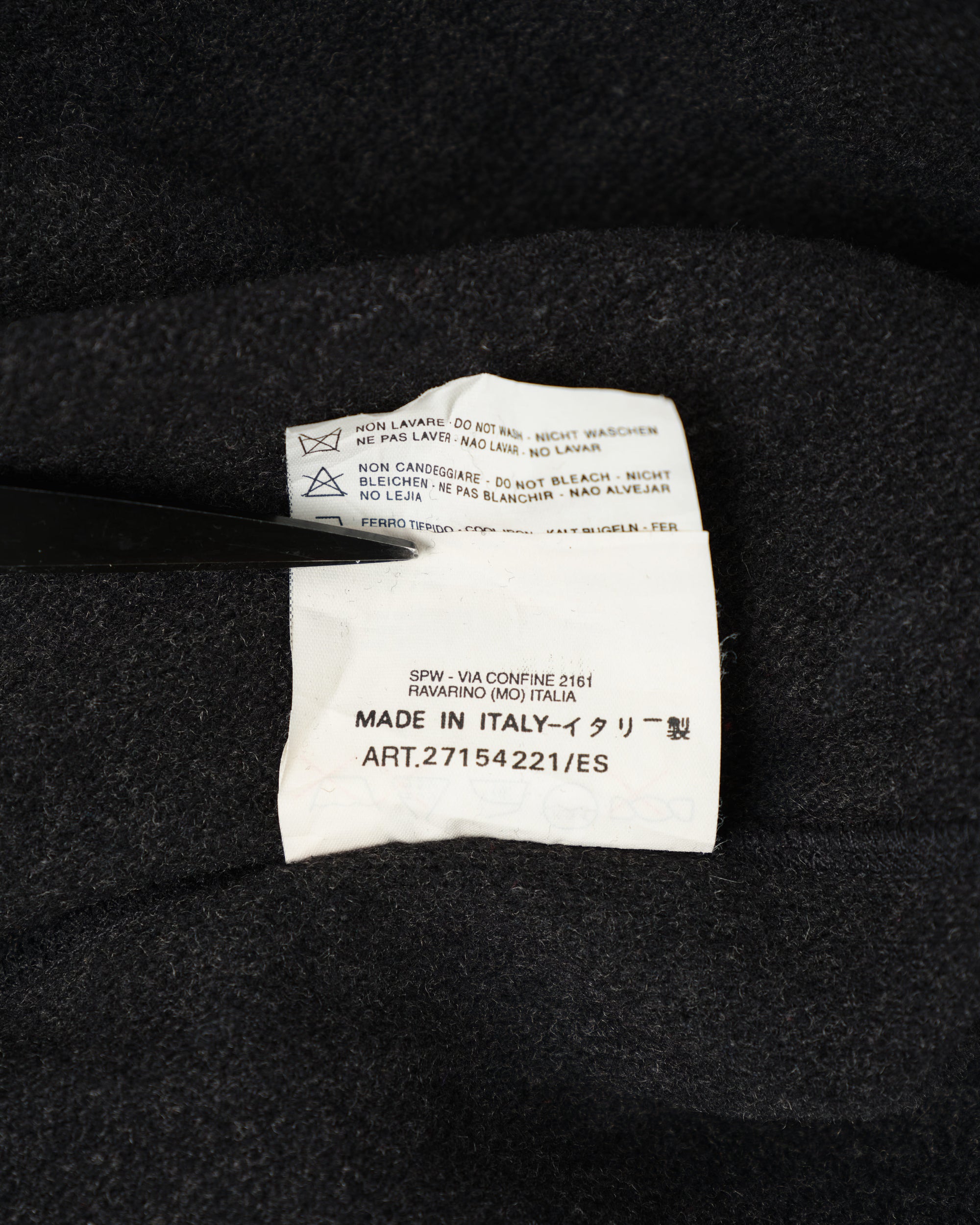 ［97AW］Old STONE ISLAND Garment Dyed Cotton Jacket With Liner Size.M "RASO GOMMATO" "Green Edge"