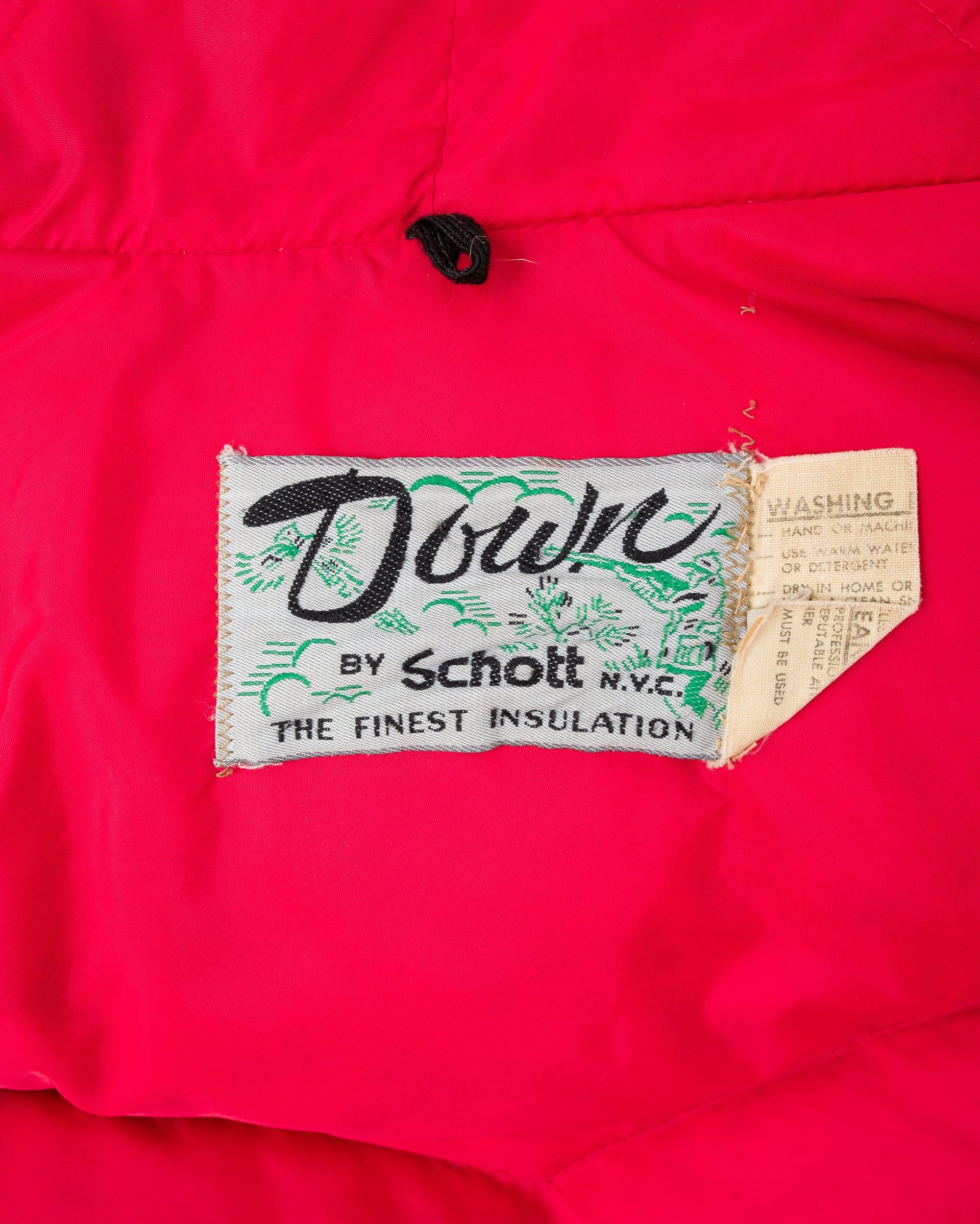 ［~90’s］Old Schott 3 Tone Puffer Down Vest Size.XL