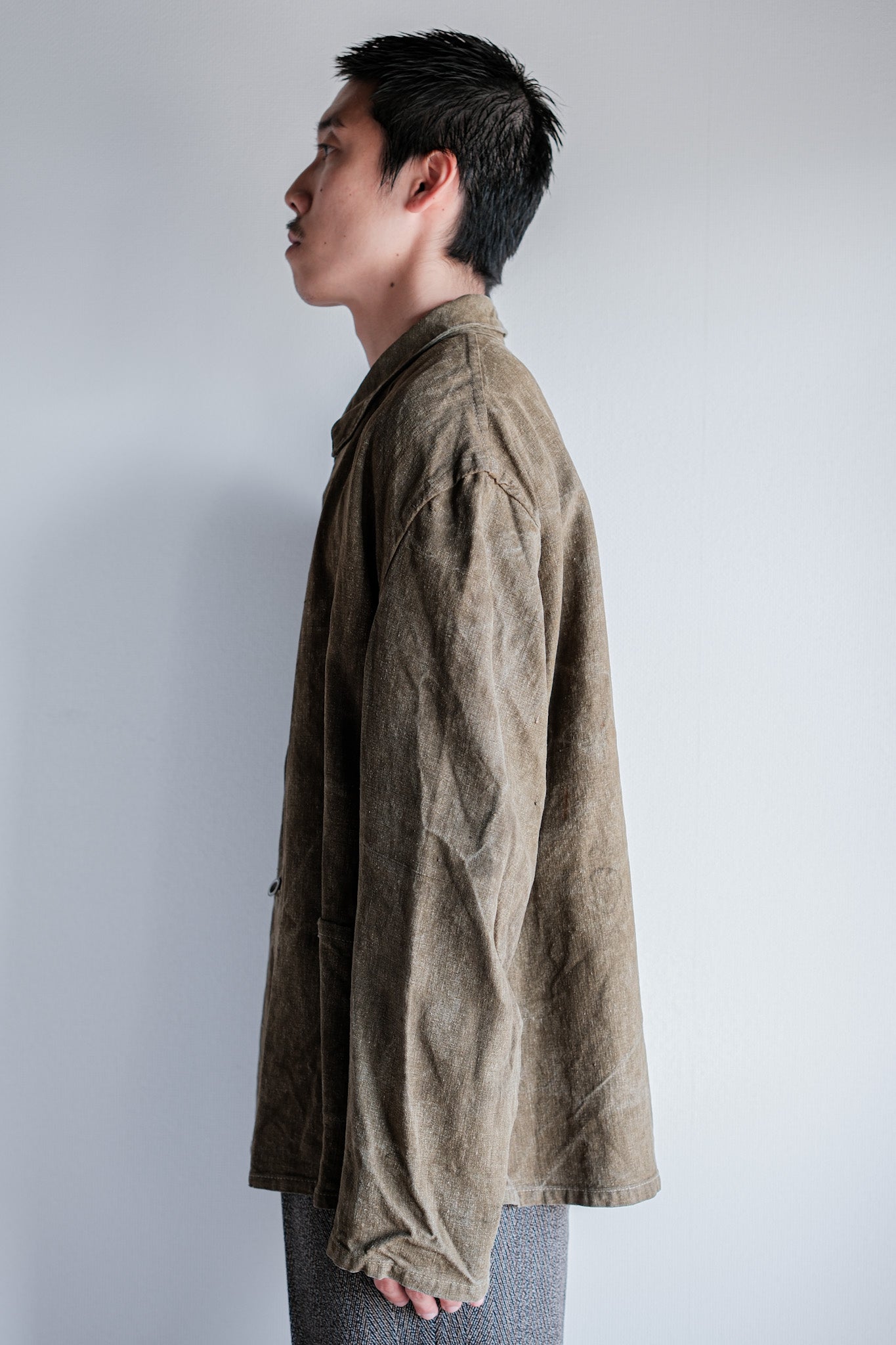 ［~40's］WWⅡ German Army Linen Work Jacket "Wehrmacht"
