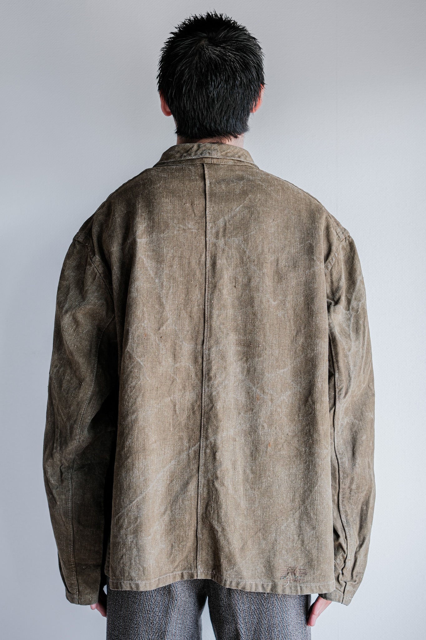 ［~40's］WWⅡ German Army Linen Work Jacket "Wehrmacht"