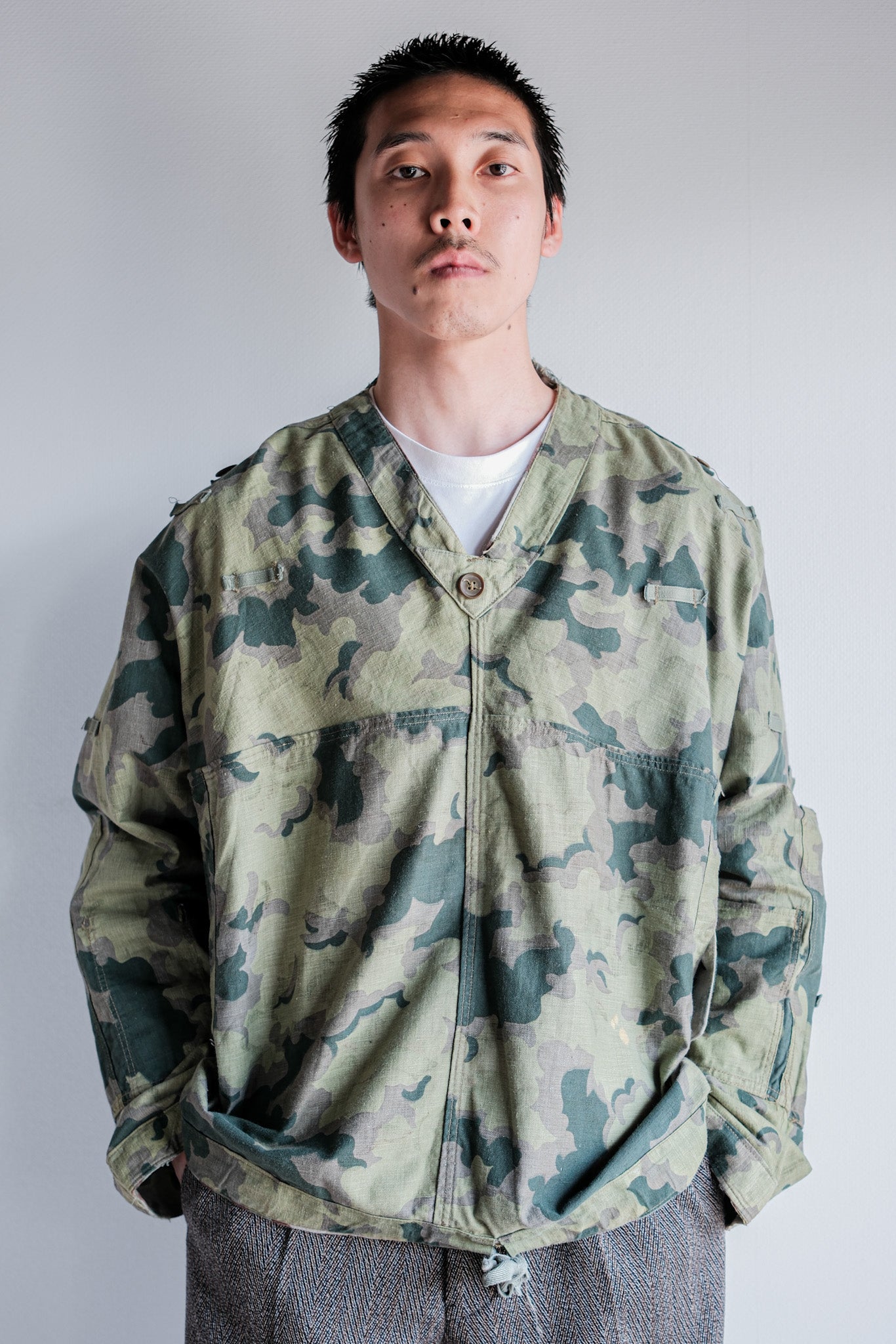 ［~50's］Czechoslovakian Army Clouds Camouflage Reversible Smock